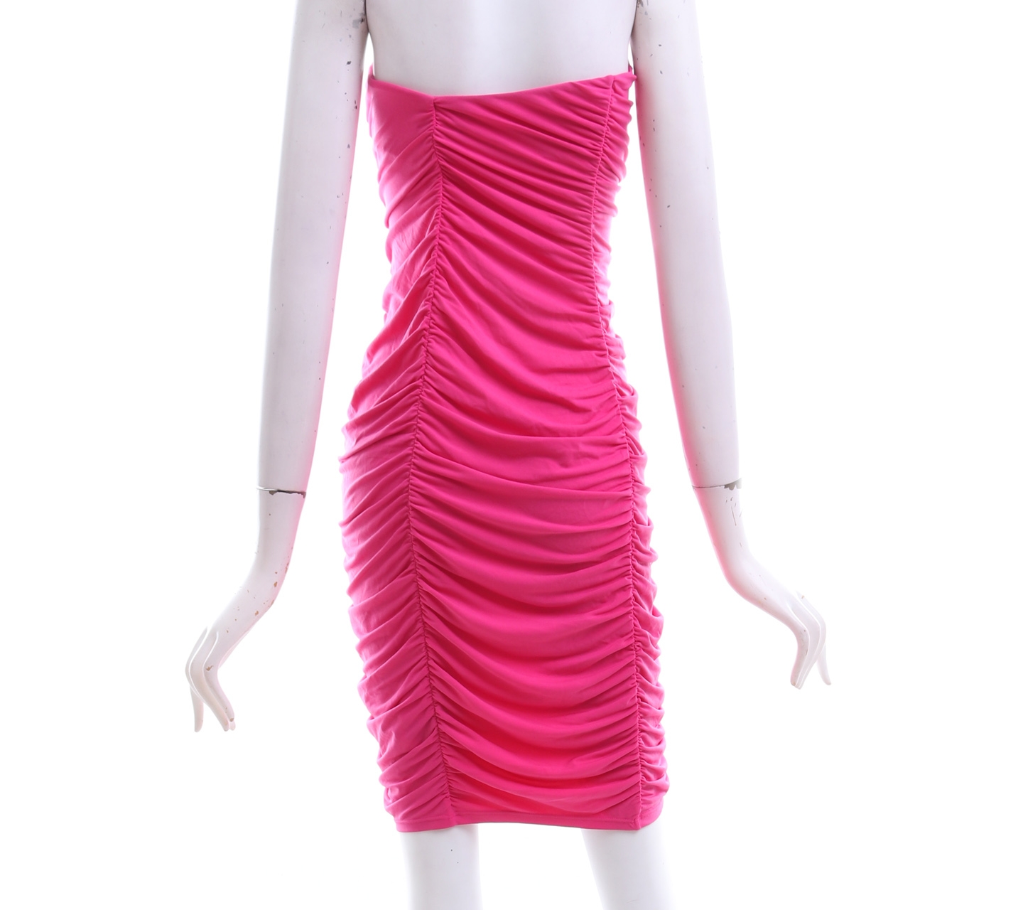 Moda International Magenta Off Shoulder Mini Dress