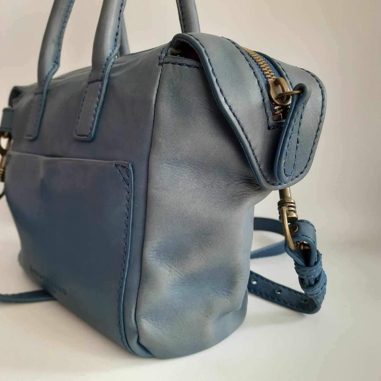 Liebeskind Blue Satchel Bag