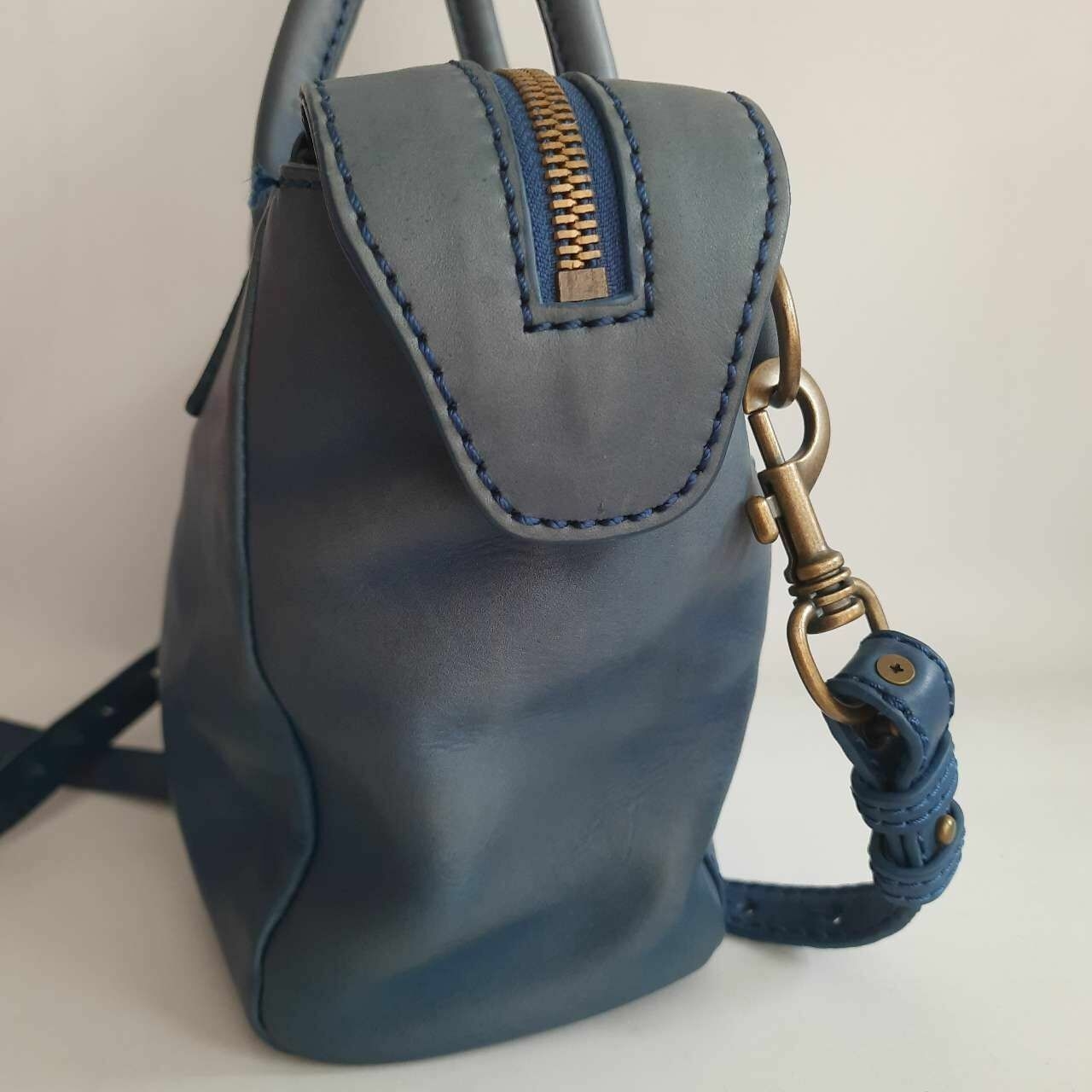 Liebeskind Blue Satchel Bag