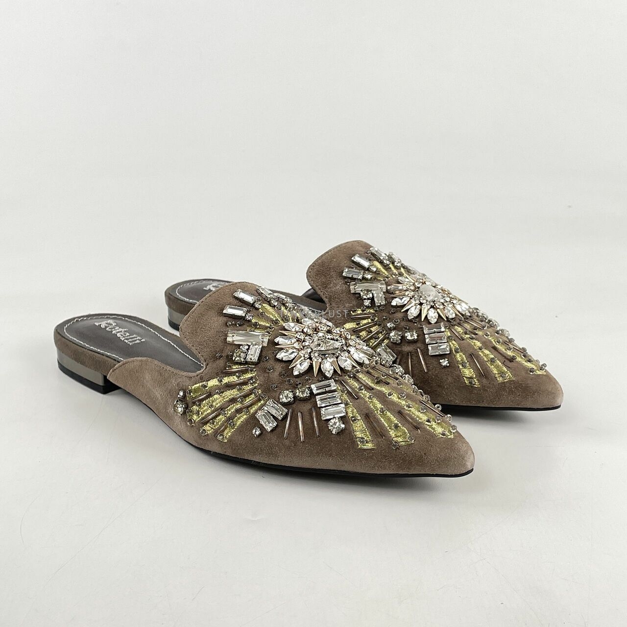 Rotelli Taupe Sandals Mules