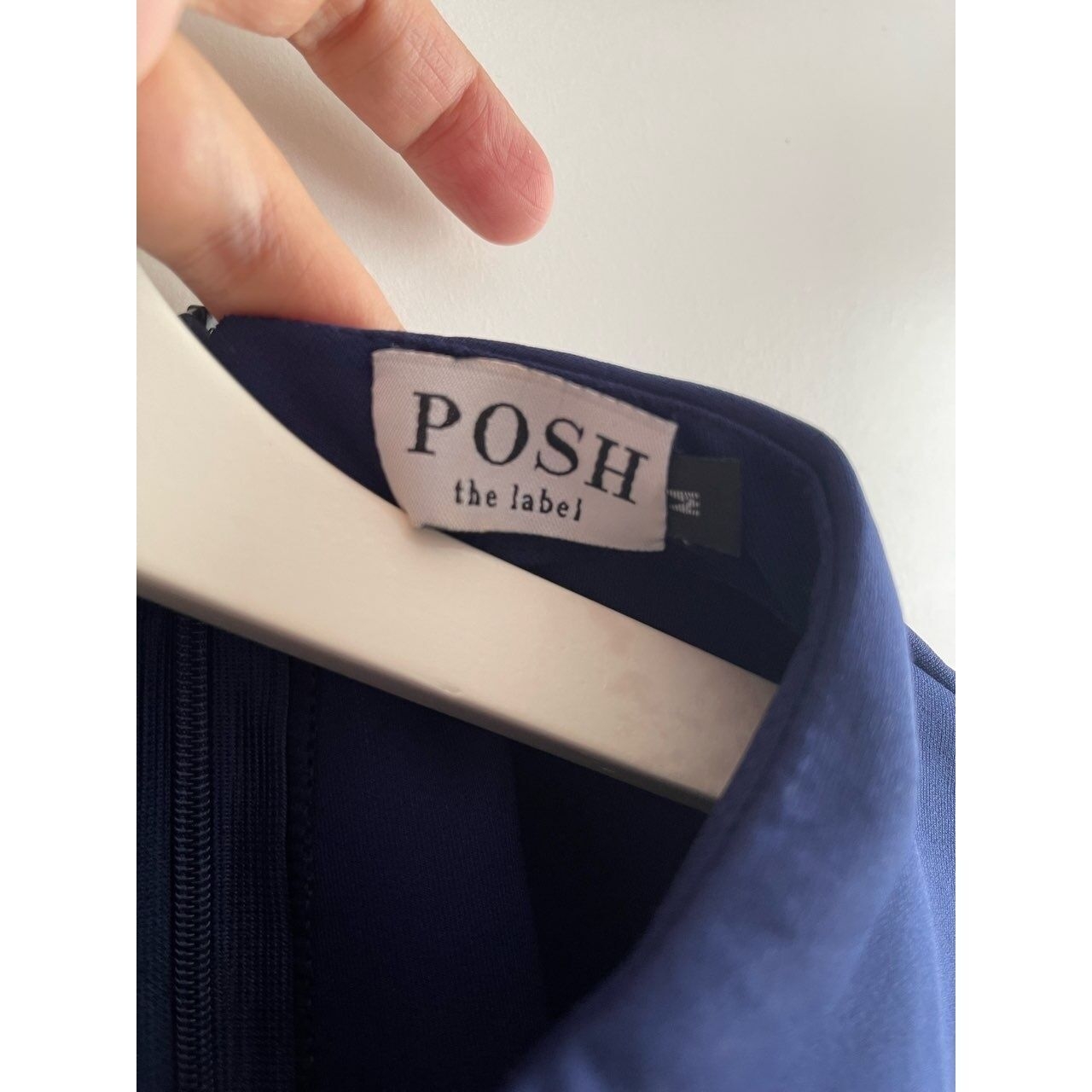 Posh The Label Navy & Pink Midi Dress