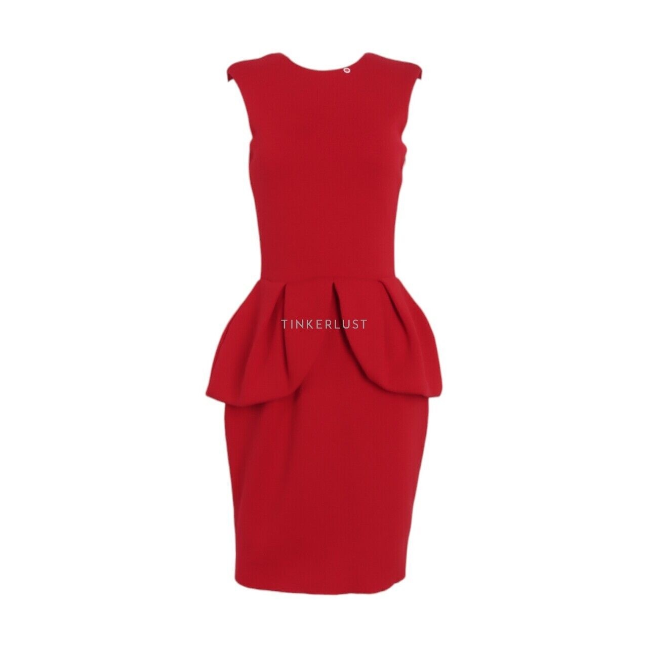 Giambattista Valli Sleeveless Red Midi Dress