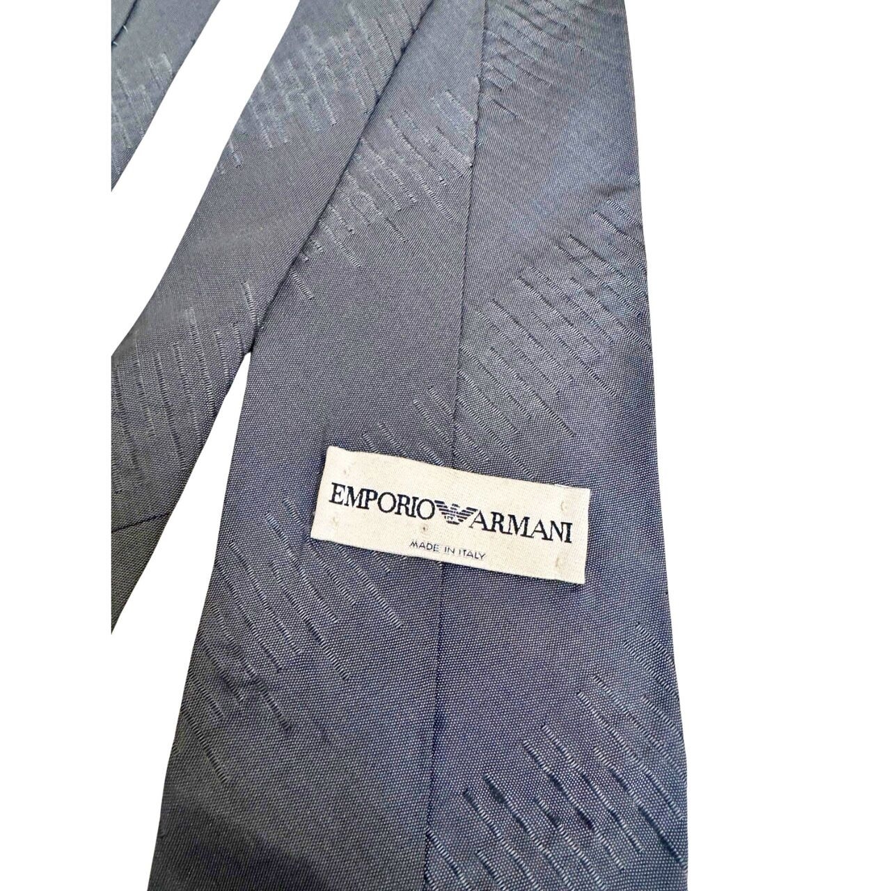 Emporio Armani Blue Silk Tie