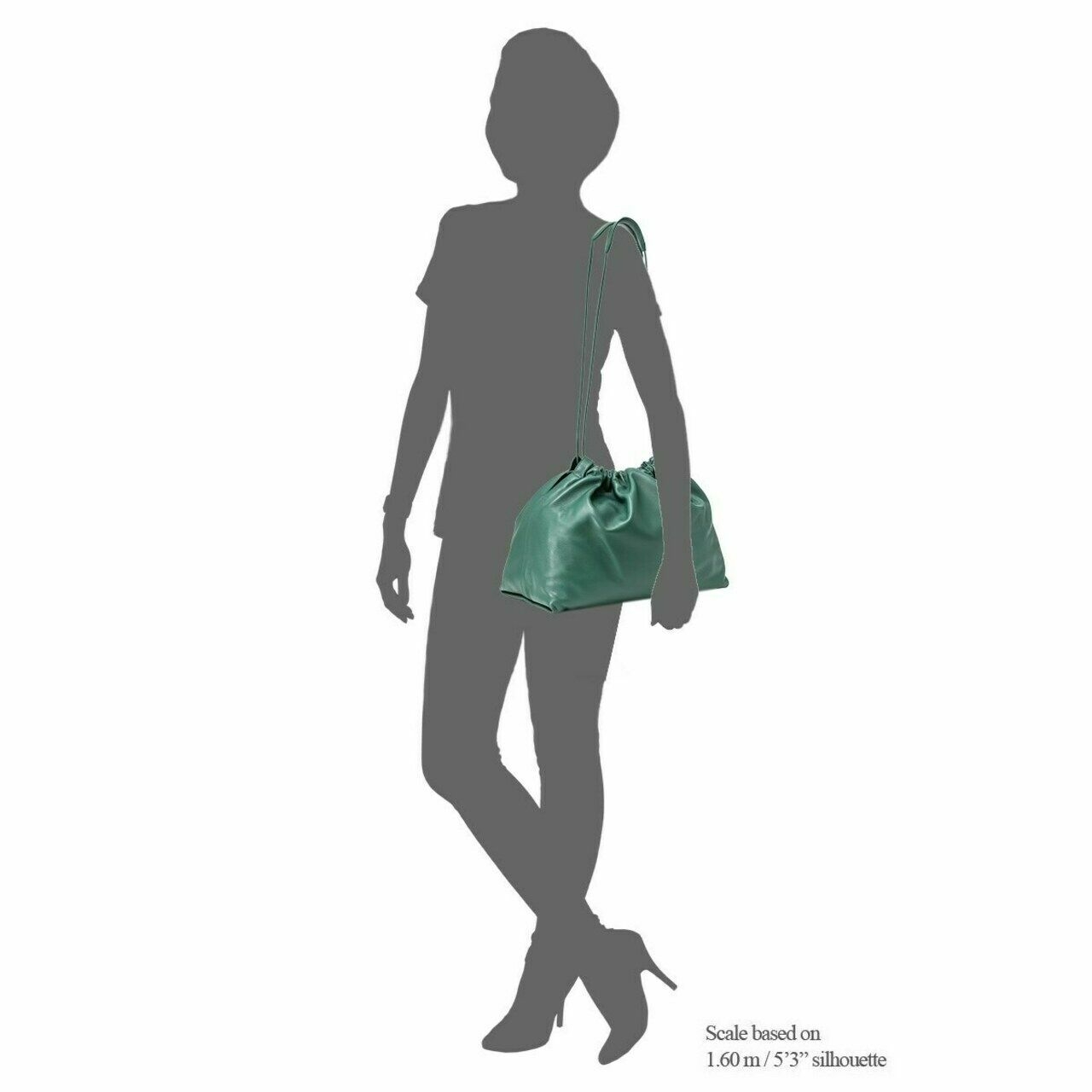 Jil Sander Green Shoulder Bag