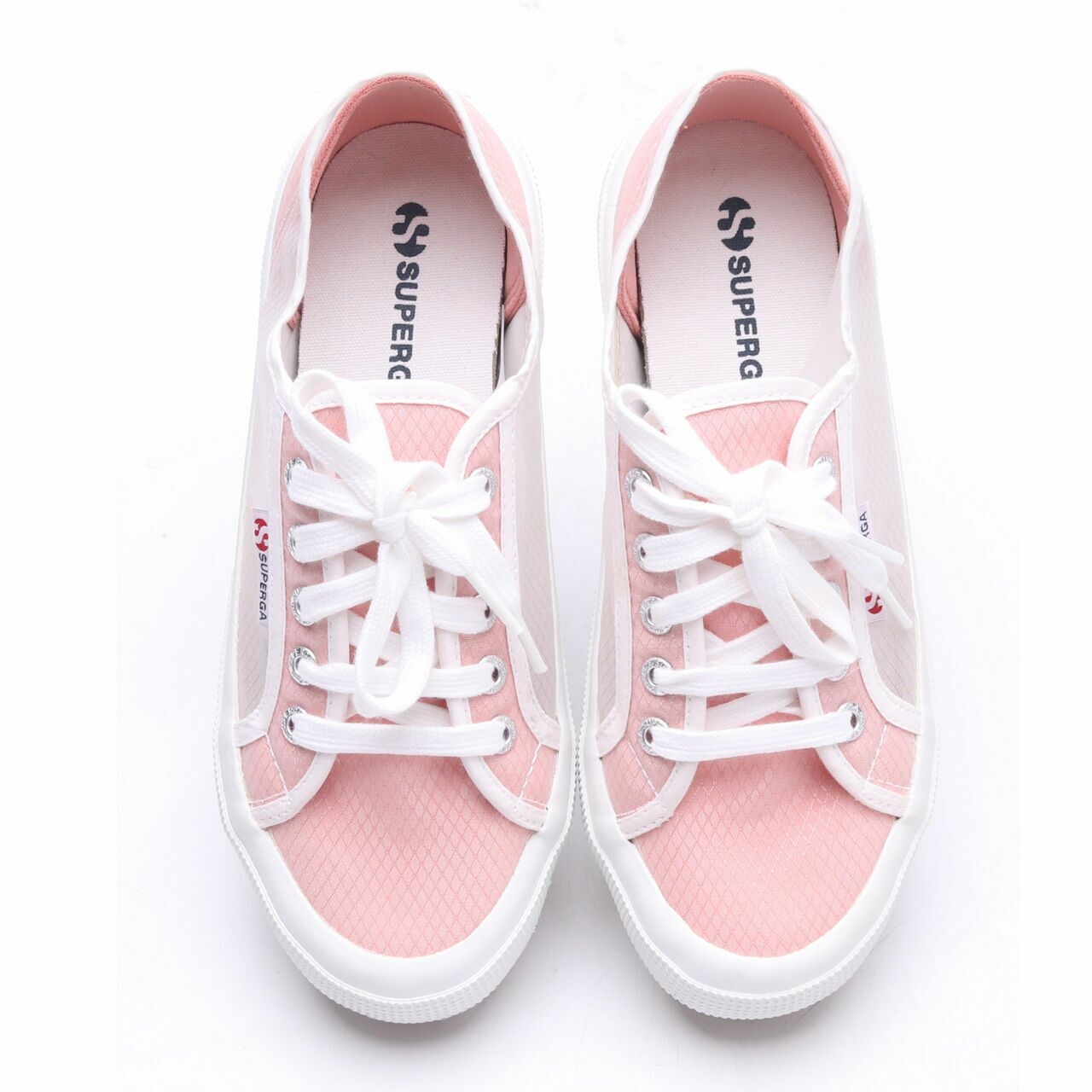 Superga Pink & White Sneakers