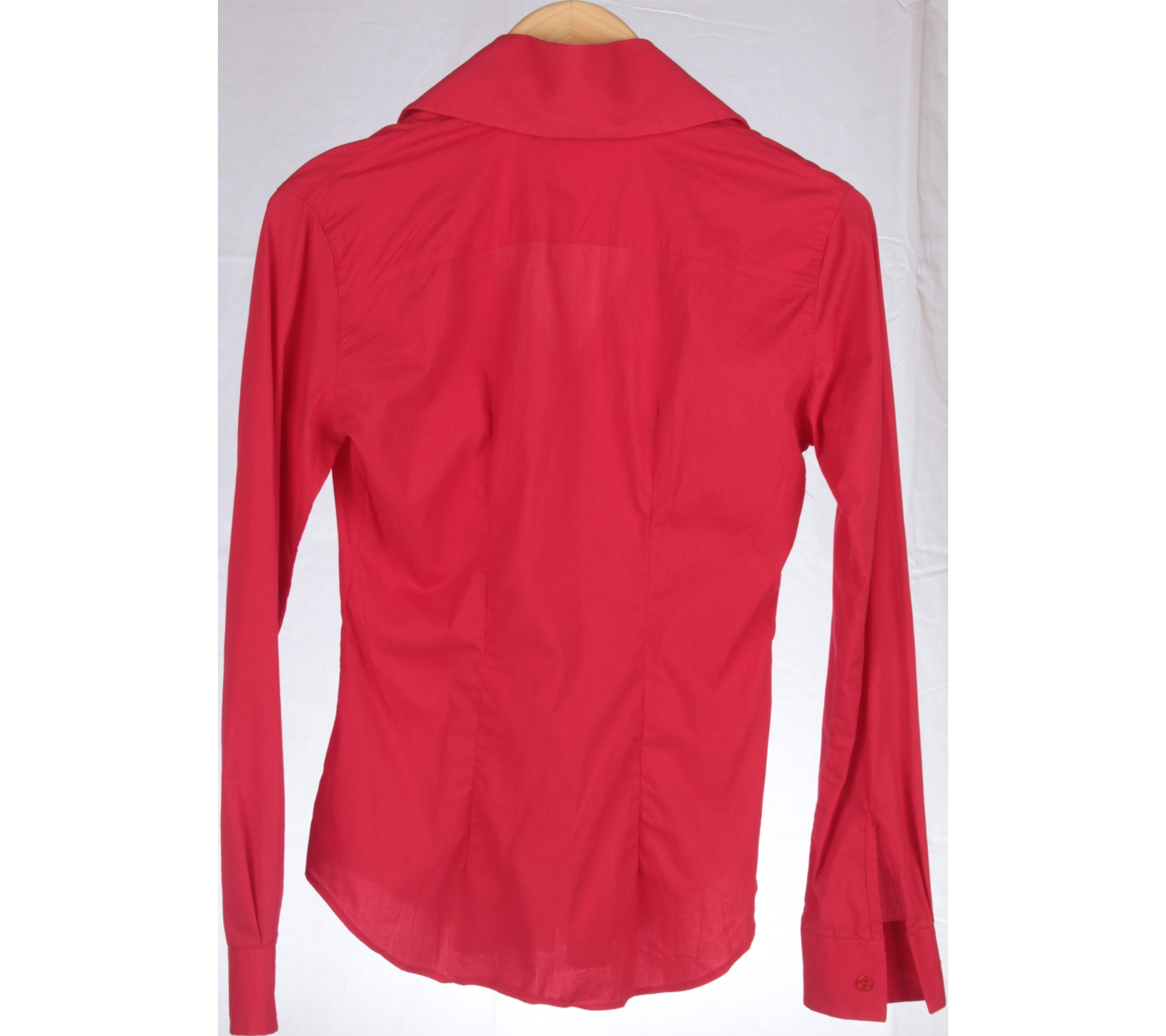 Sisley Red Taglia Stretch Shirt