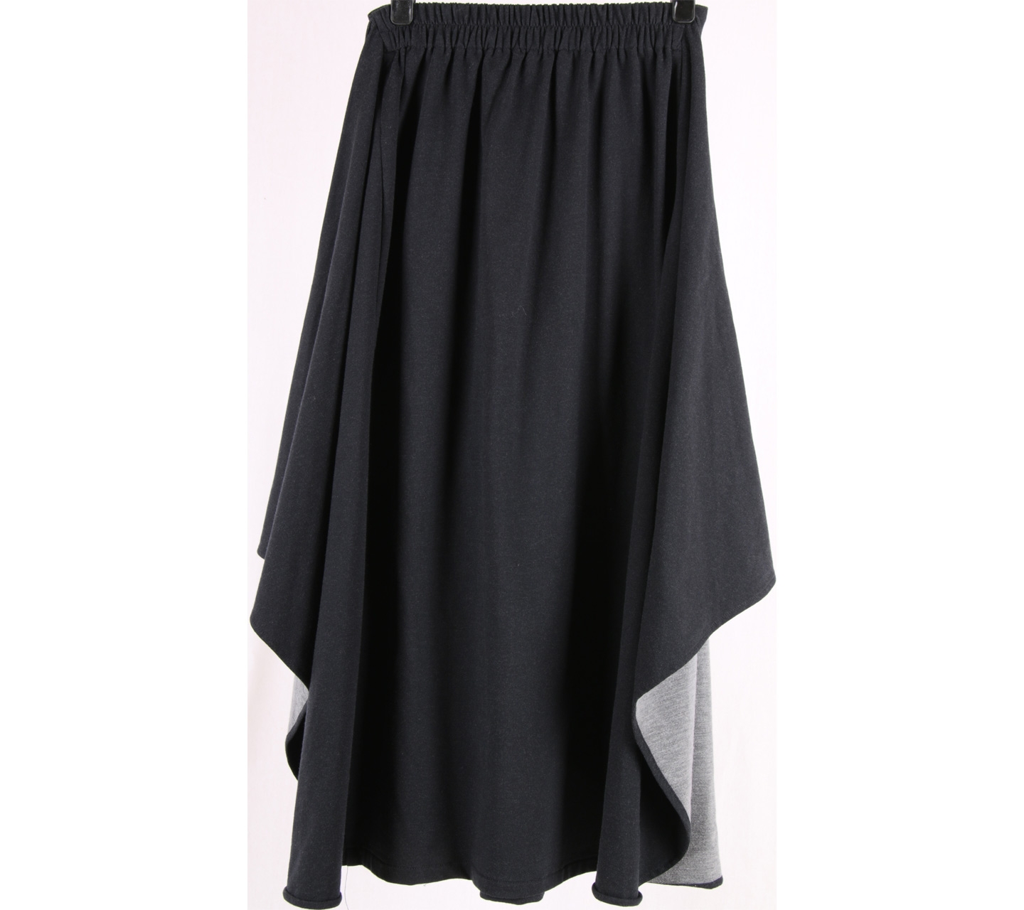 Mine Yours Everyone's Black And Grey Tied Skirt