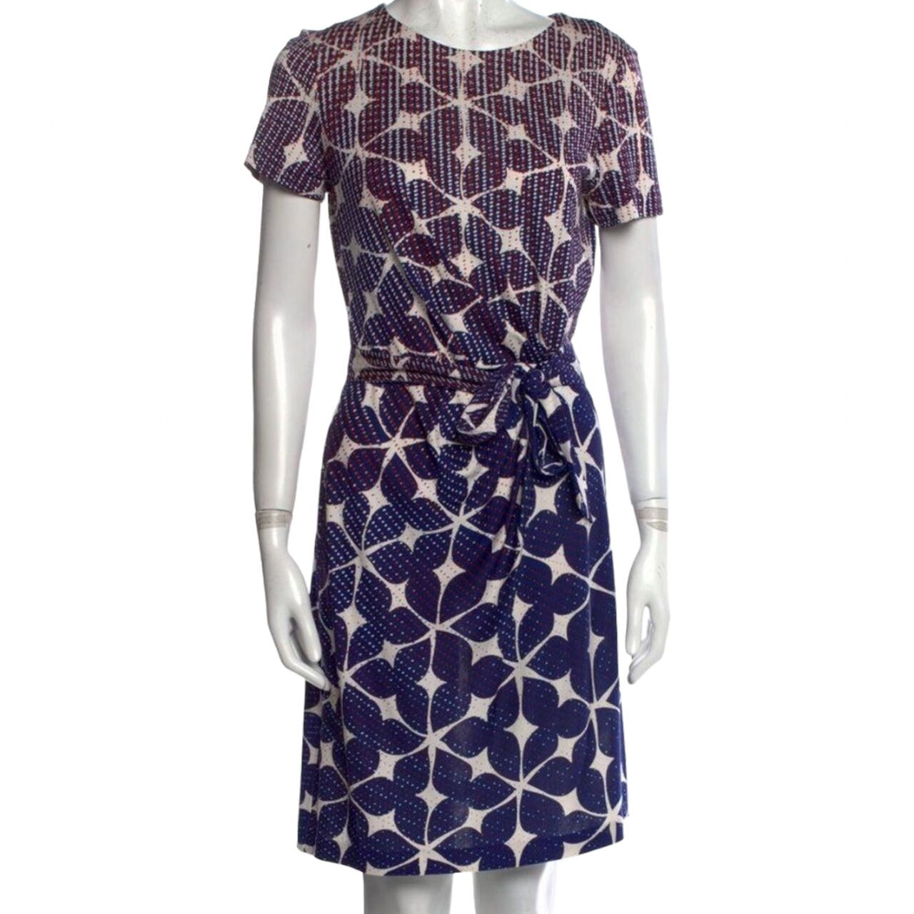 Diane Von Furstenberg Zoe Printed Dress 