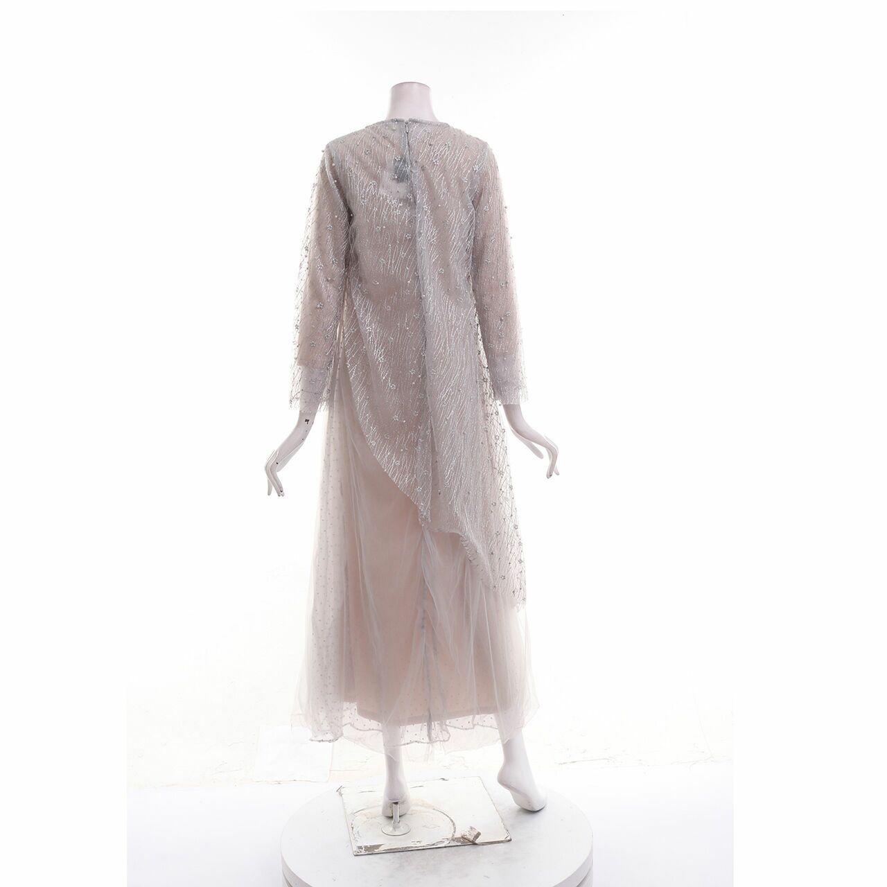 Barli Asmara Grey Long Dress