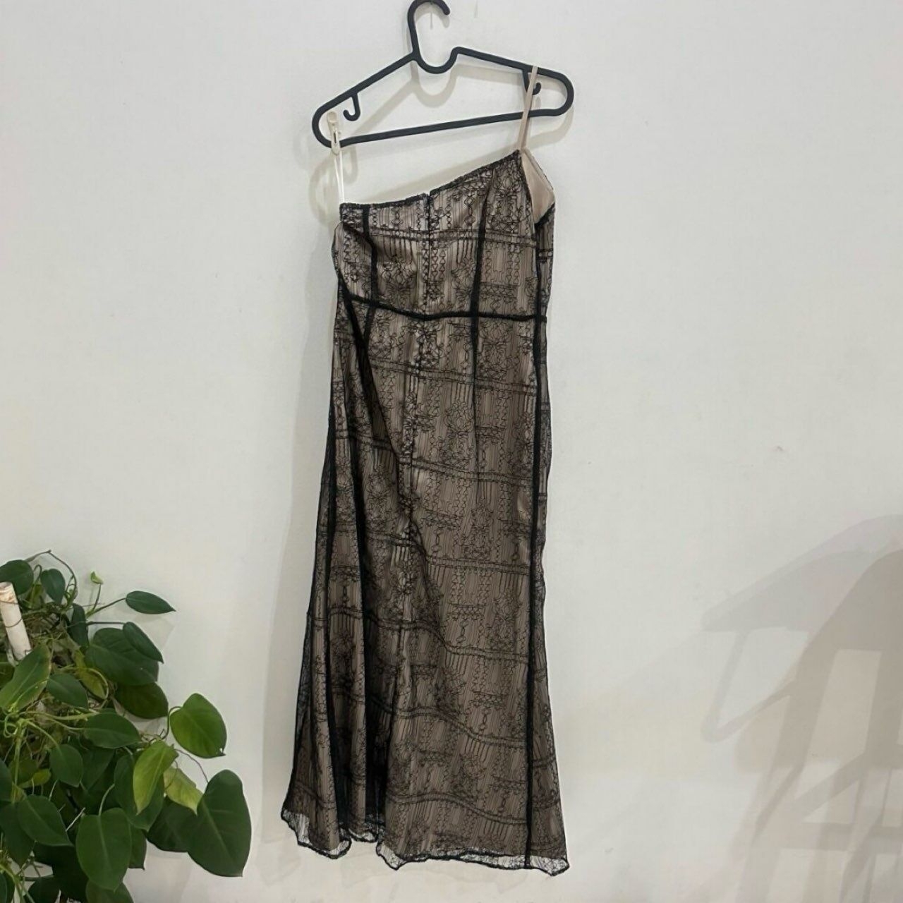 Love + Flair Black Slit Long Dress