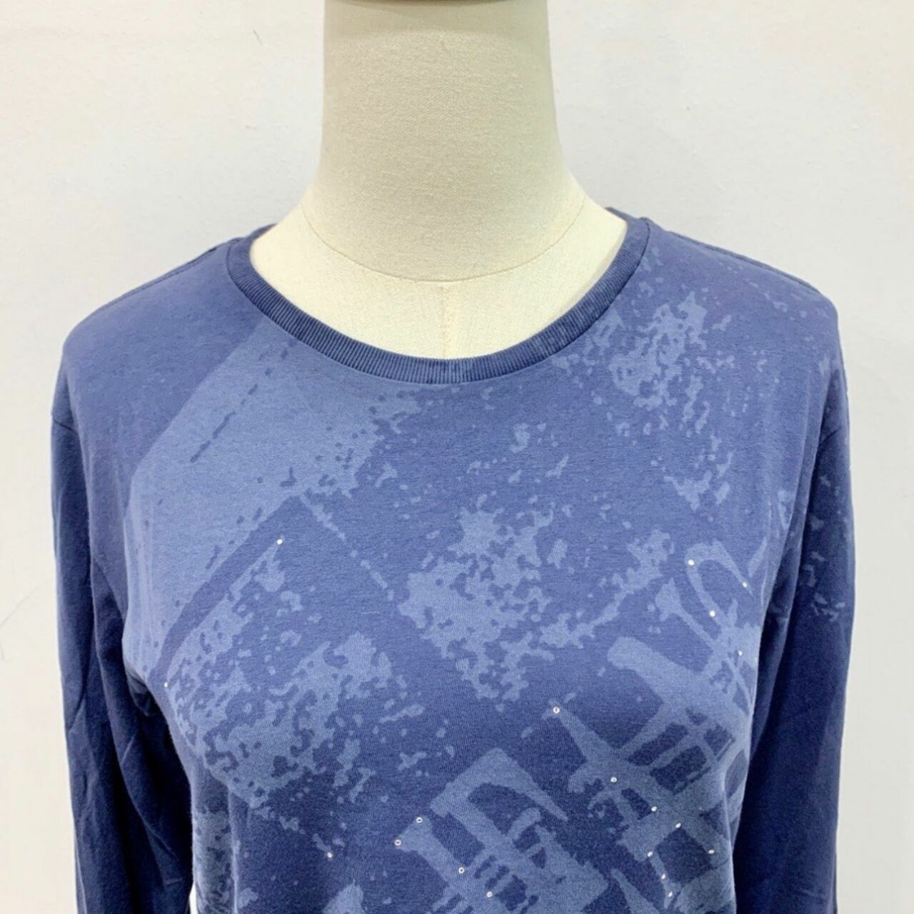 Armani Jeans Blue Long Sleeves Top