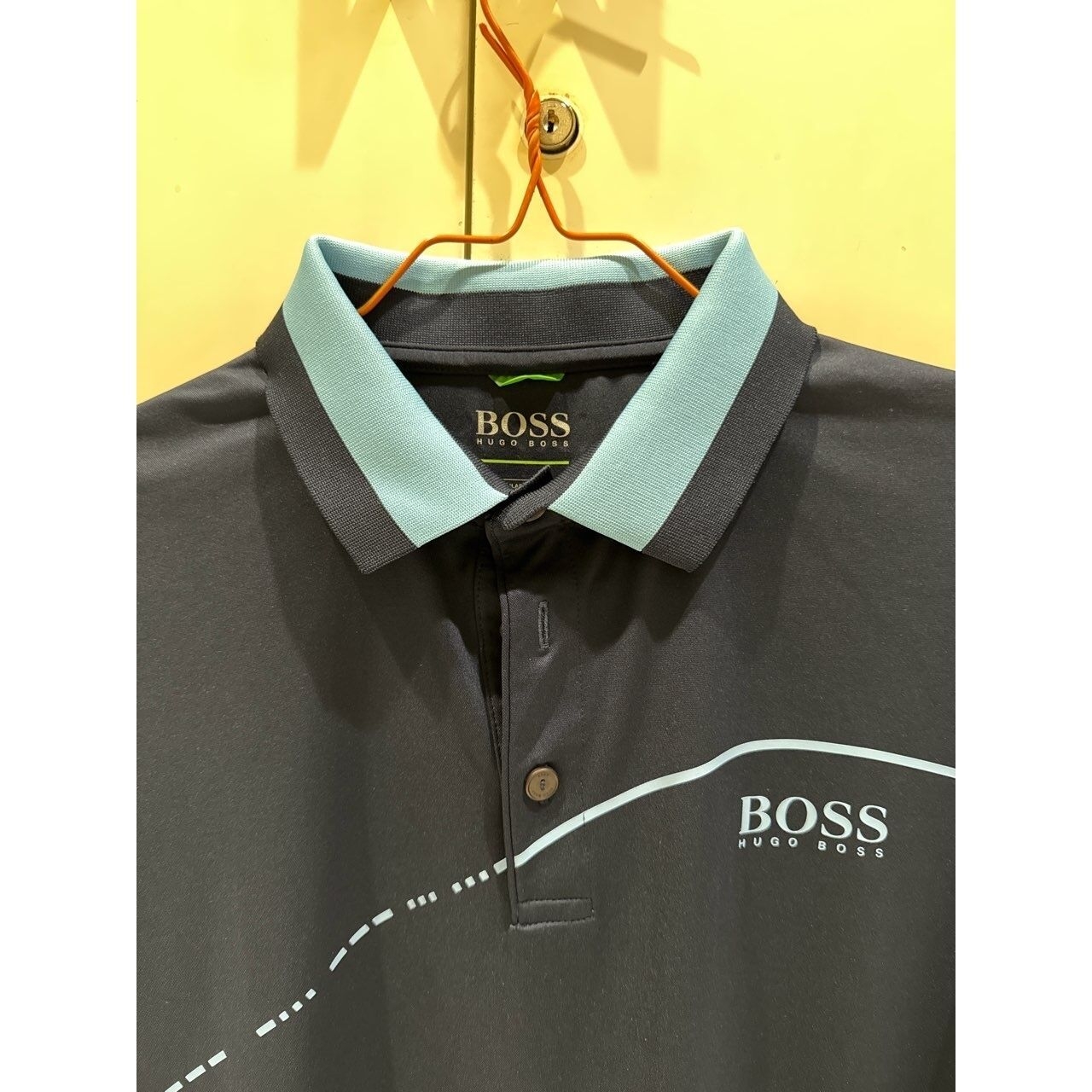 hugo boss t shirt regular fit navy