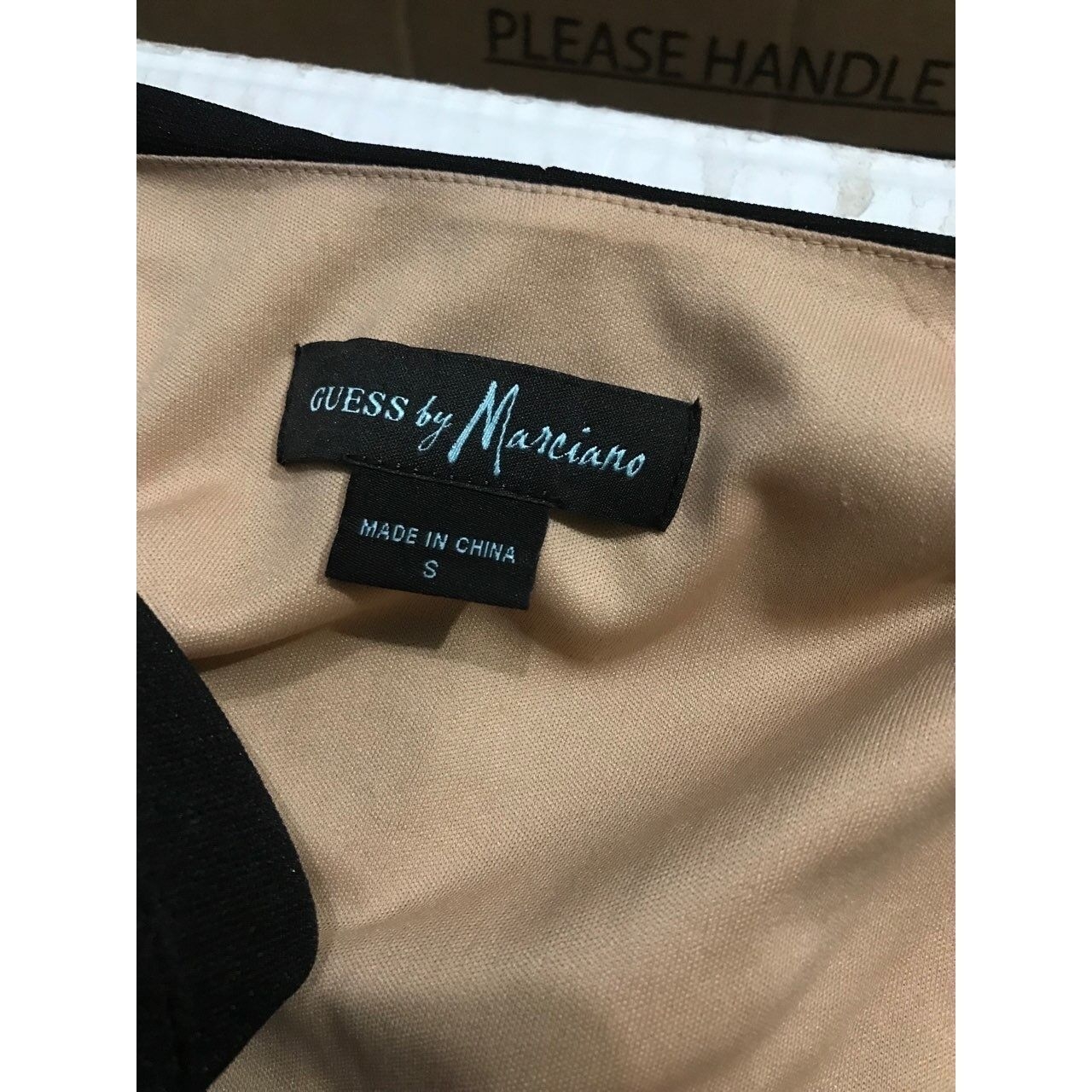 Guess Black Nude Blouse