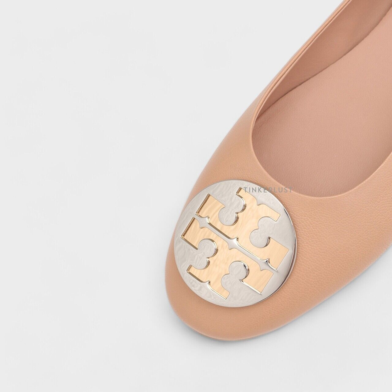 Tory Burch Claire Ballerina in Light Sand Flats