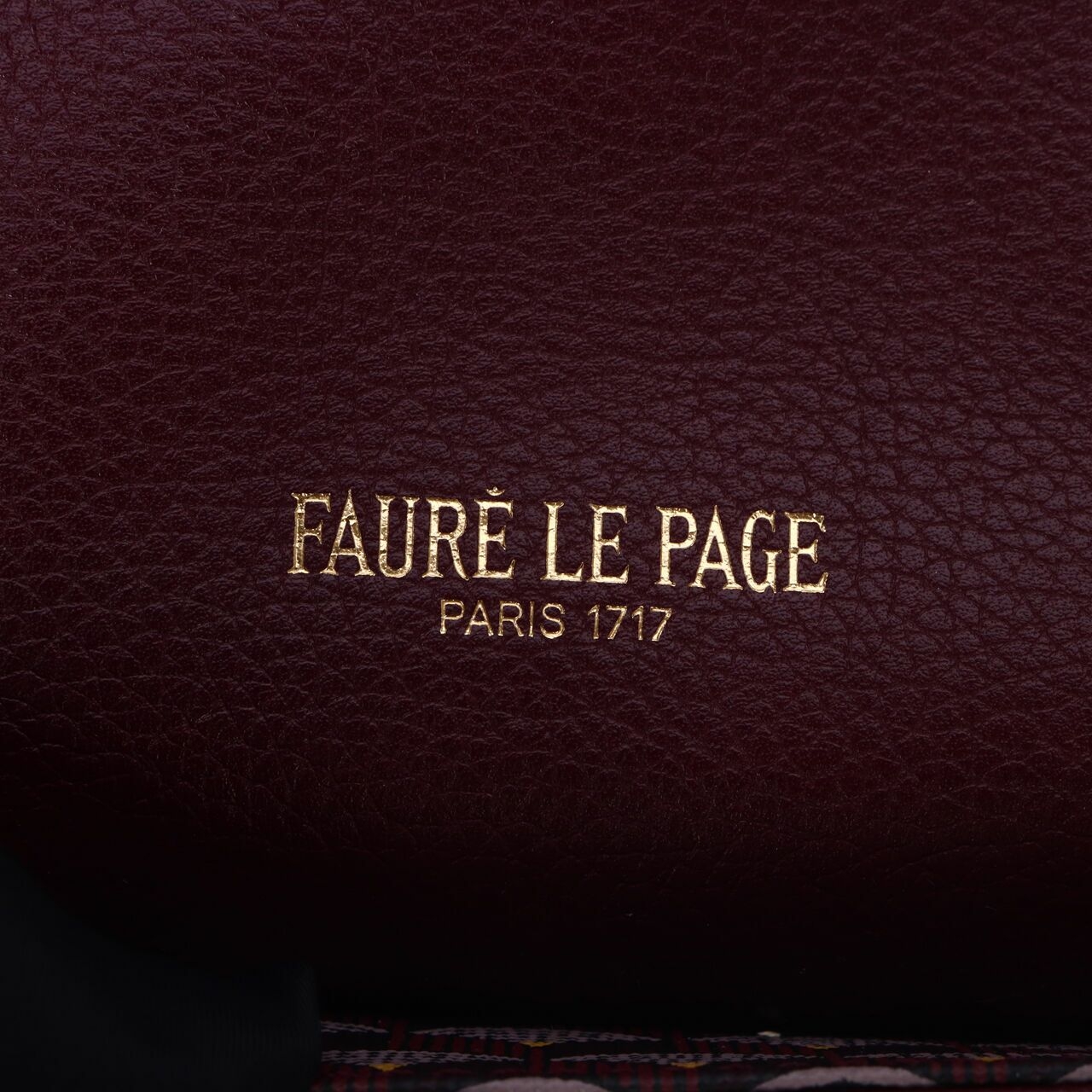  Faure Le Page Calibre Burgundy Bag