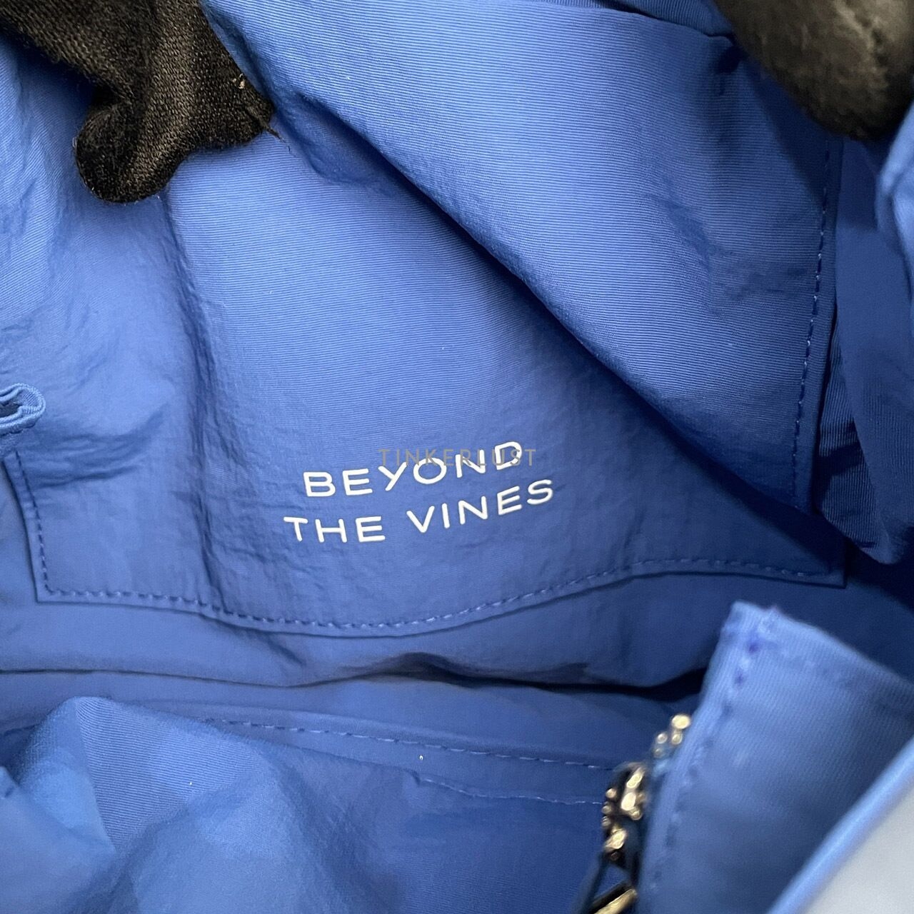 Beyond The Vines Blue Poffy Sling Bag