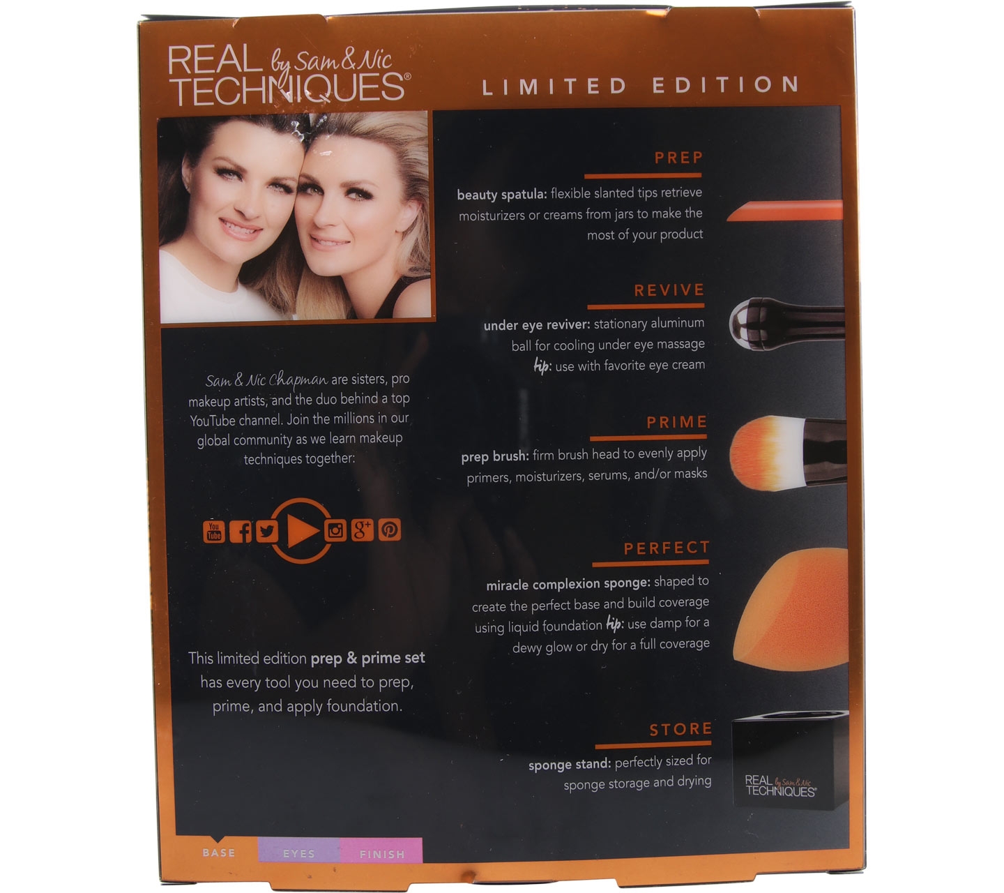 Real Techniques 5 Tools Flawless Complexion Limited Edition Tools
