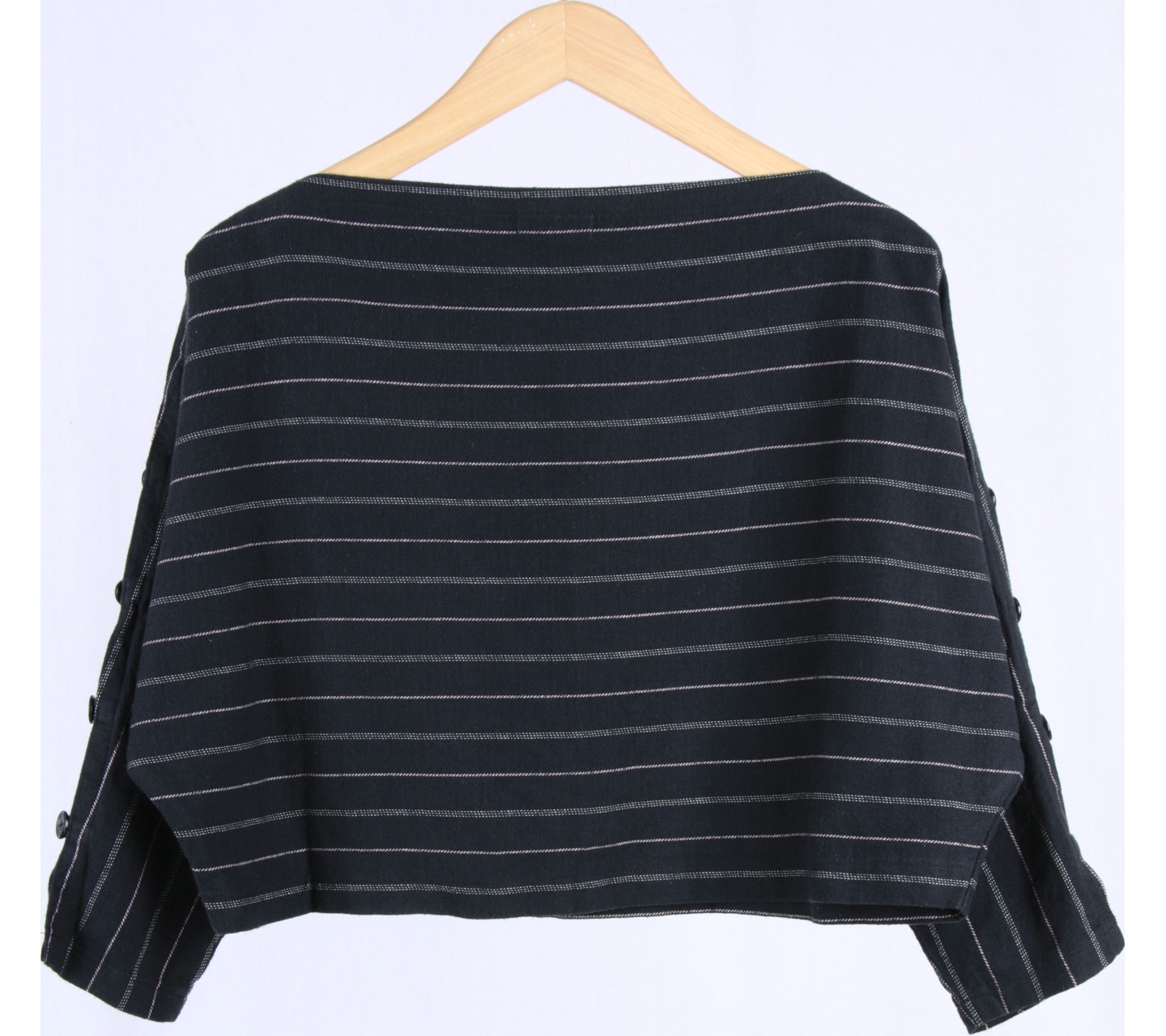 Tees And Scissors Black Striped Blouse