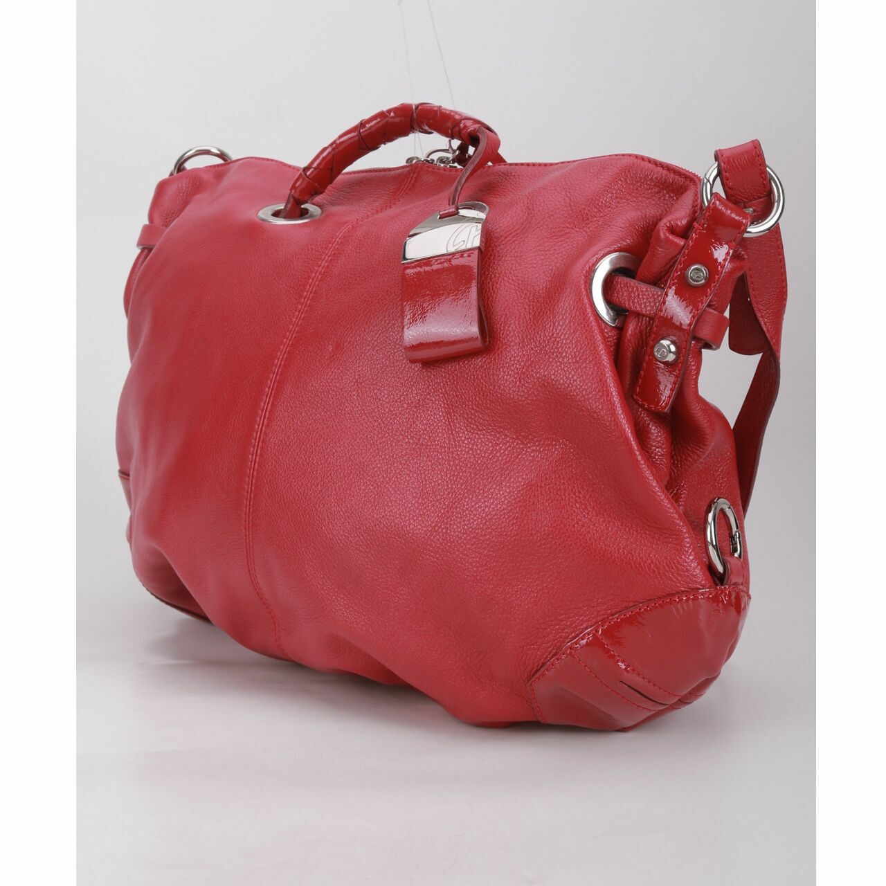 Francesco Biasia Red Satchel Bag