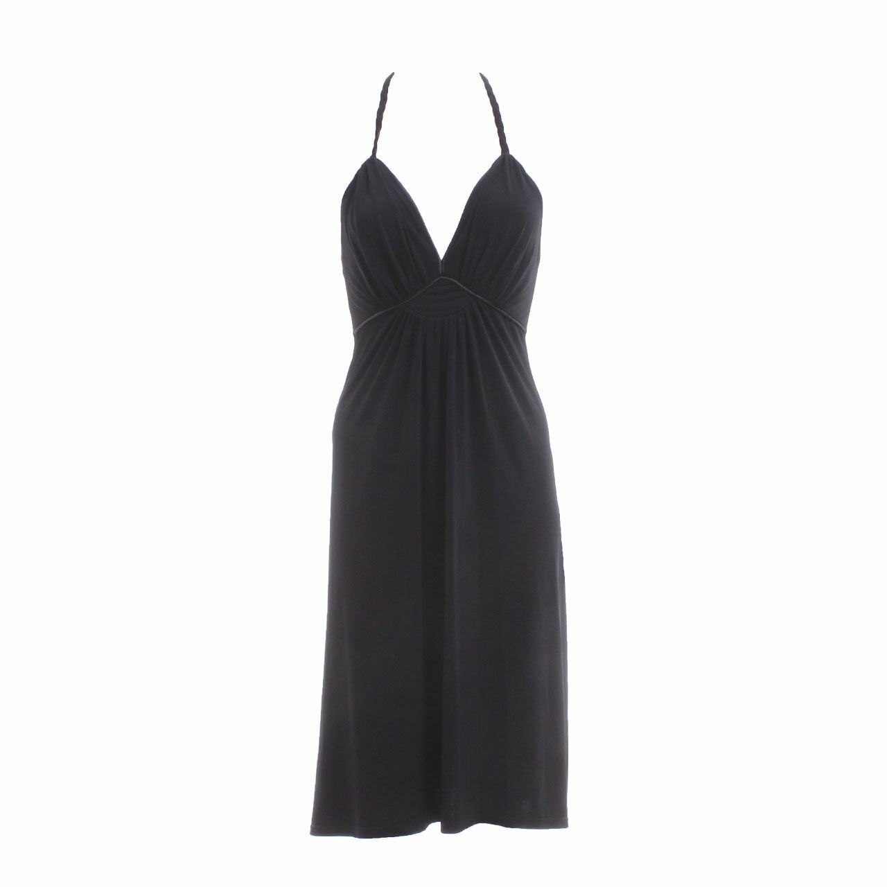 Sinequanone Black Halter Mini Dress