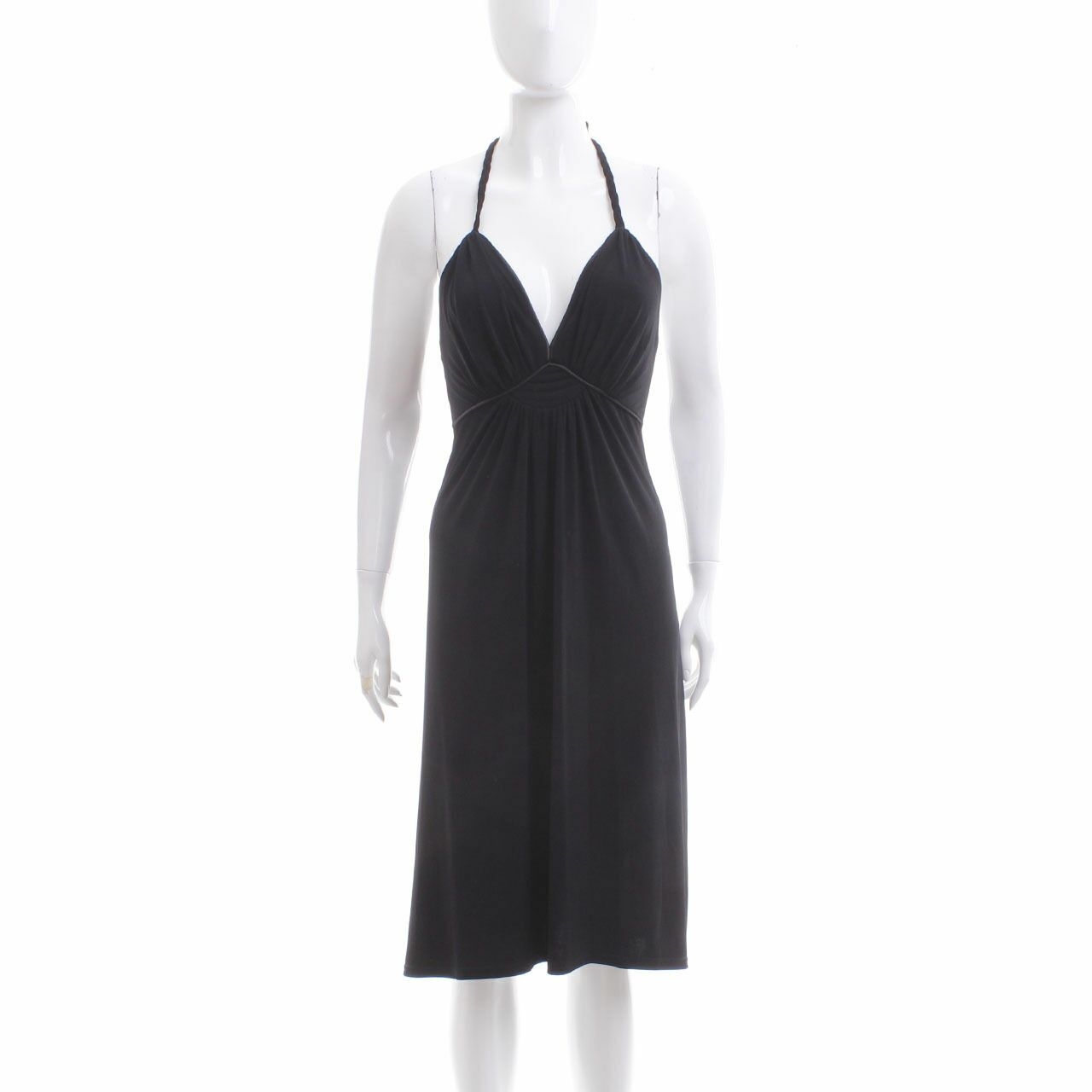 Sinequanone Black Halter Mini Dress