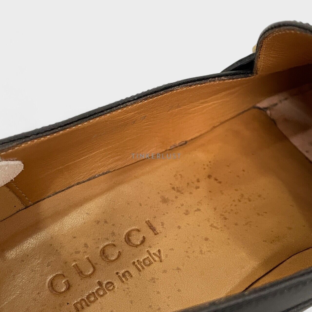Gucci Black Loafers Interlocking G Logo