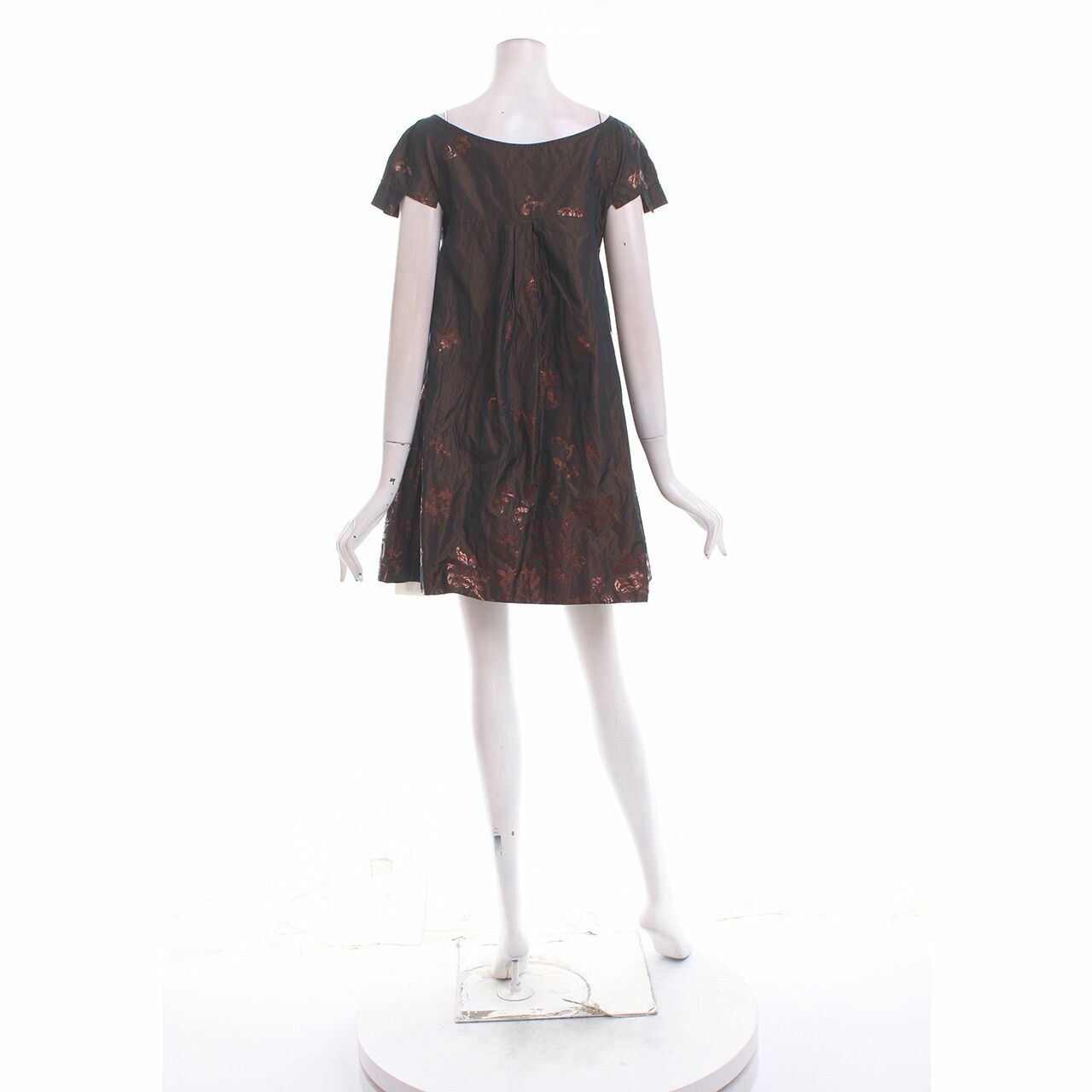 Nicole Miller Bronze Mini Dress