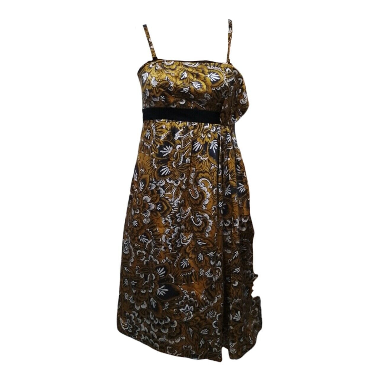 Ted Baker Gold & Black Mini Dress