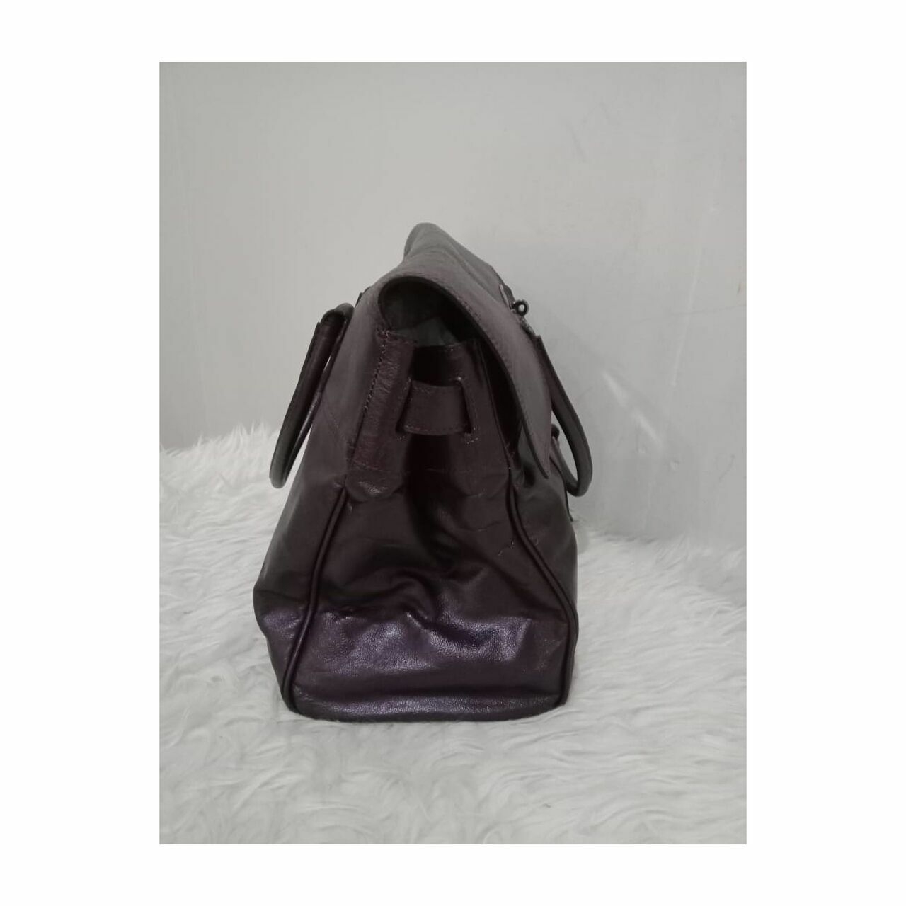 Mulberry Bayswater Purple Handbag