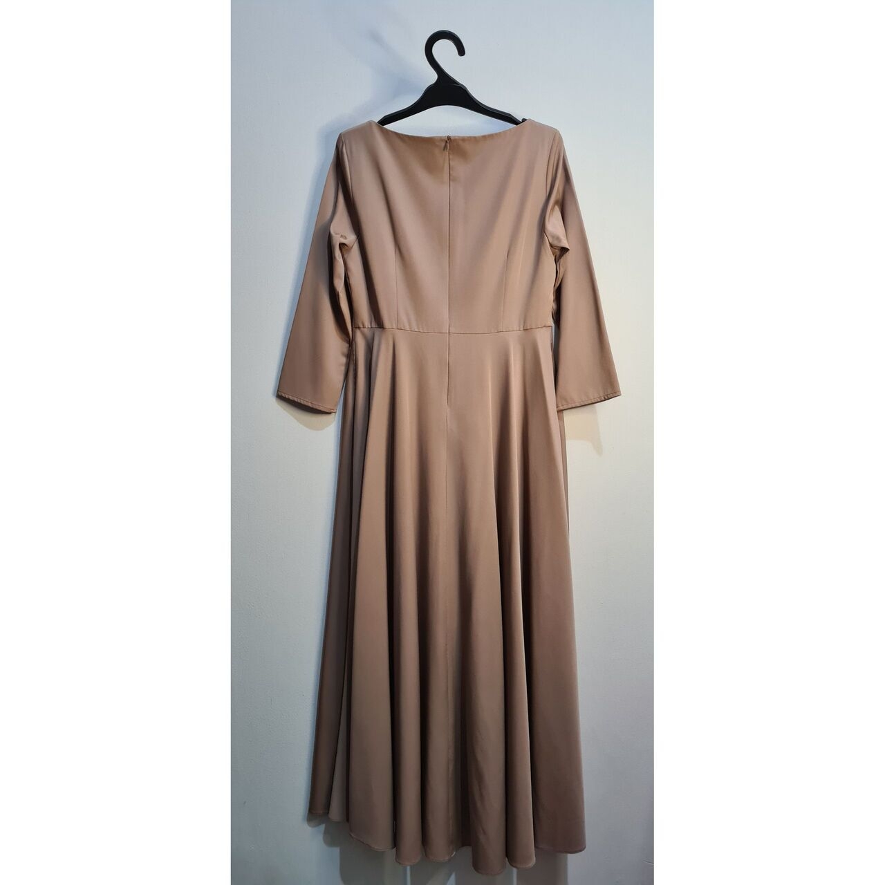 Invio Light Brown Long Dress
