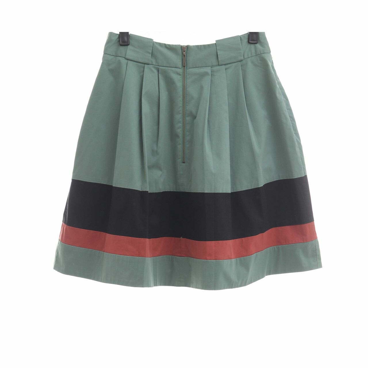 Cue Green & Multi Mini Skirt
