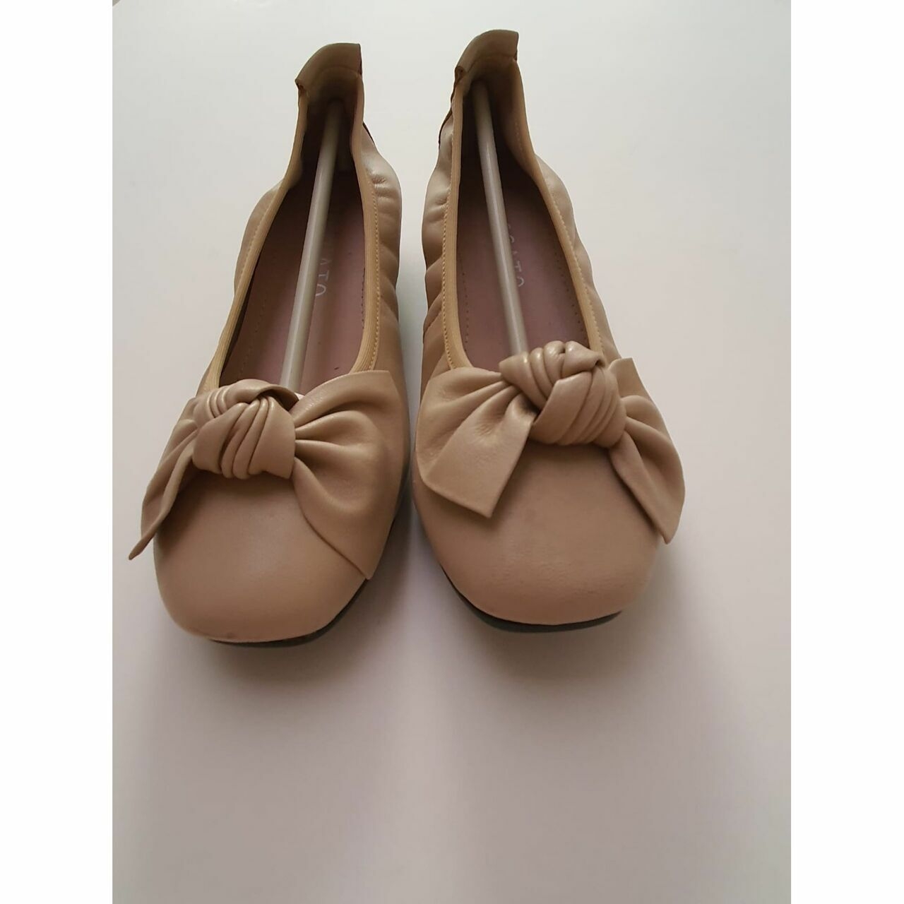 Staccato Beige Wedges