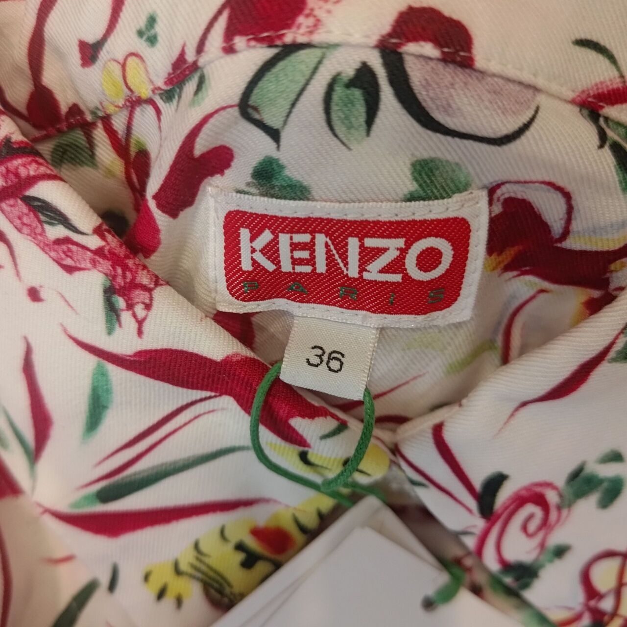 Kenzo Floral Long-sleeve Dress