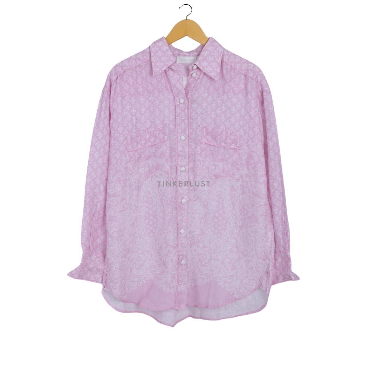 Zimmermann Pink Pattern Long Sleeve Shirt