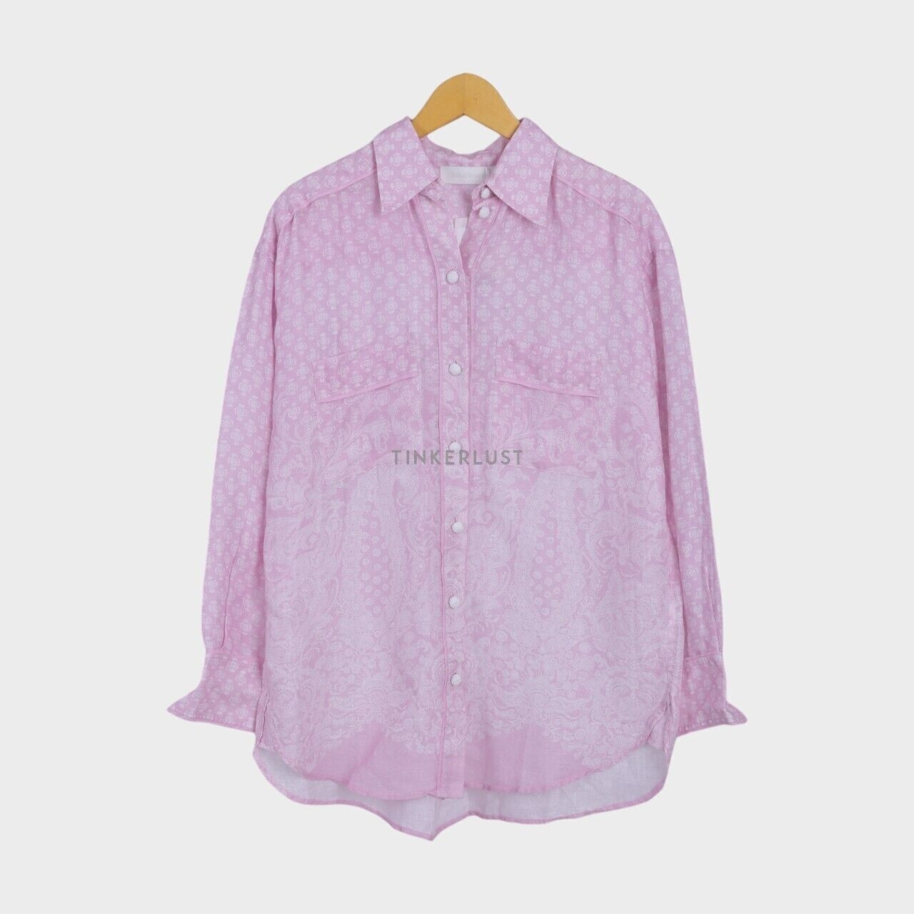 Zimmermann Pink Pattern Long Sleeve Shirt