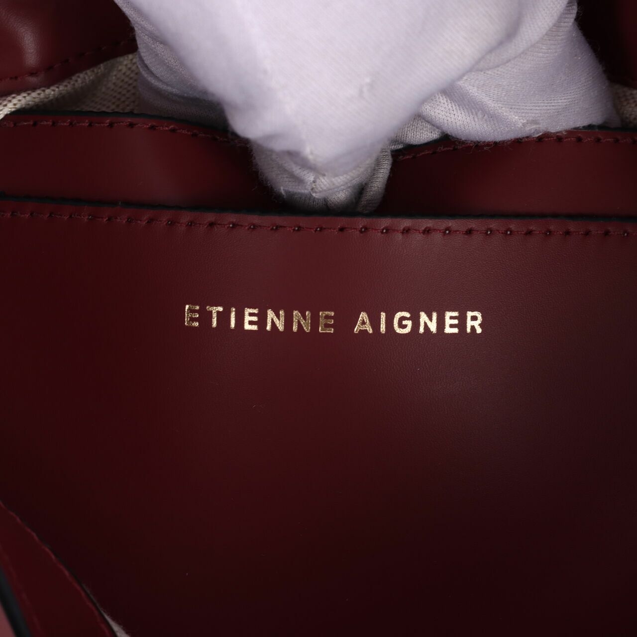 Etienne Aigner Mia Antic Crodovan Maroon Crossbody Bag 