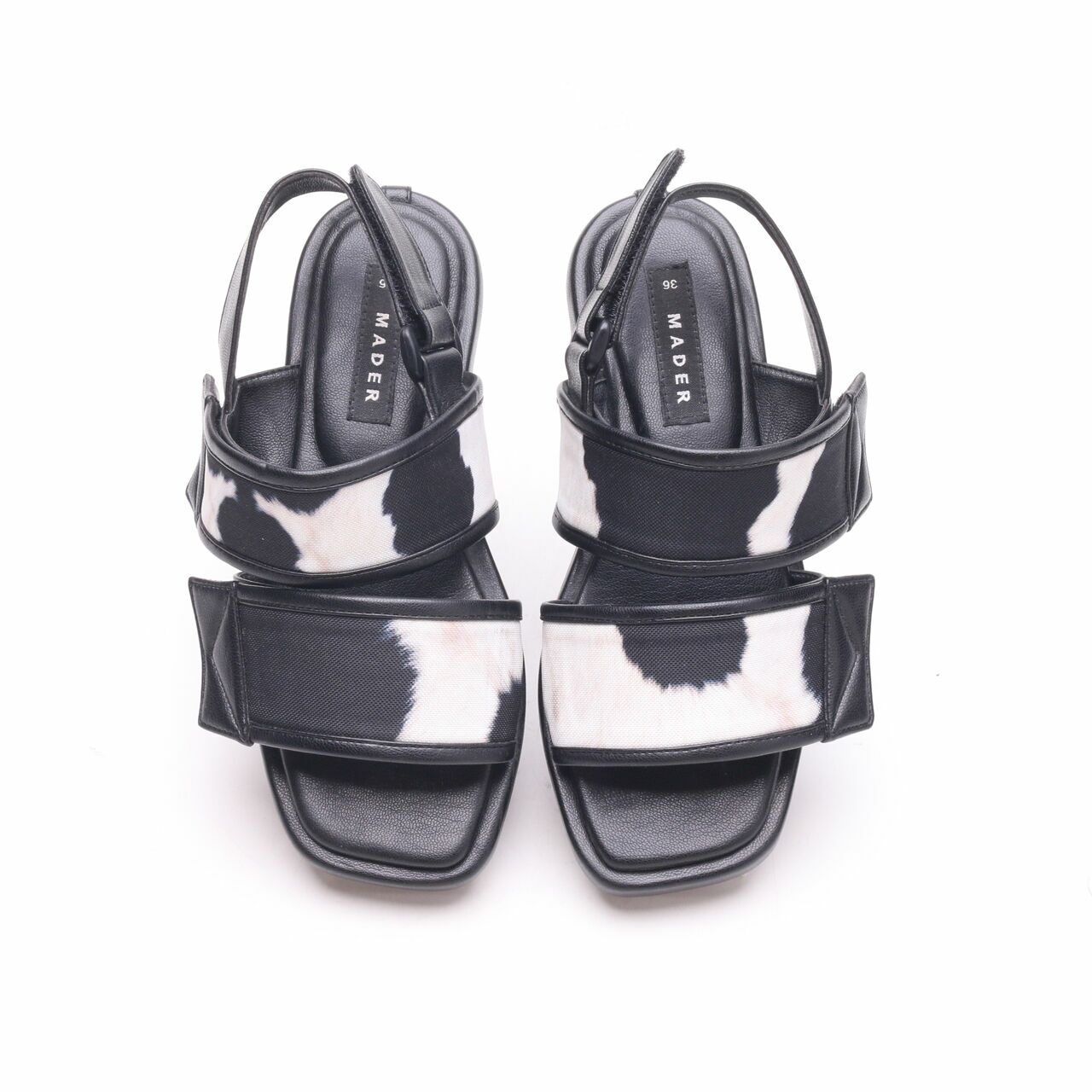 Mader Black Strap Sandals