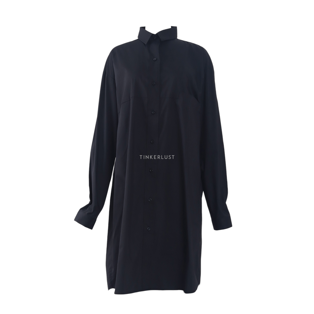 MASSHIRO&Co. Black Shirt Mini Dress
