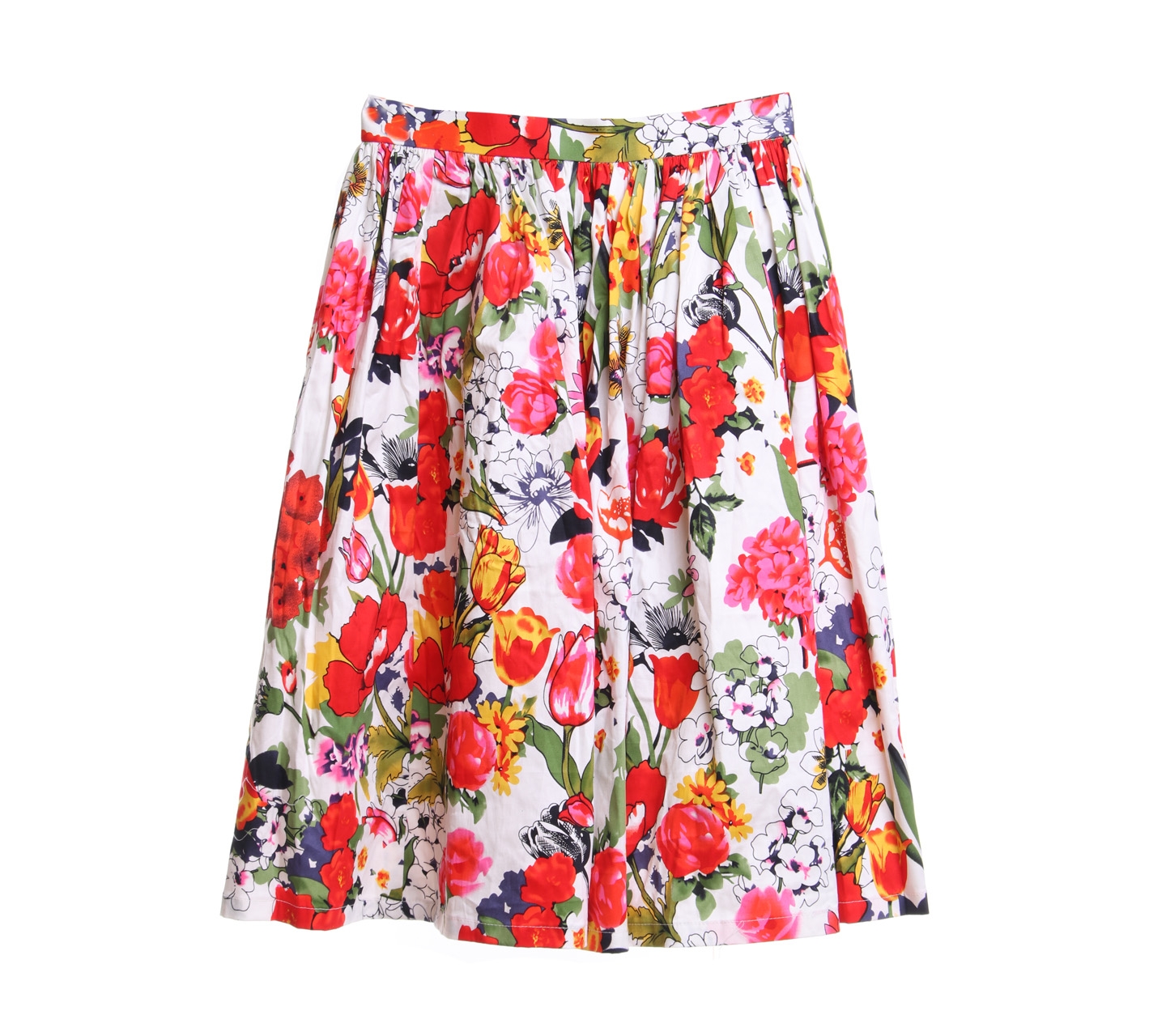 Hello Pupu Multi Colour Floral Mini Skirt