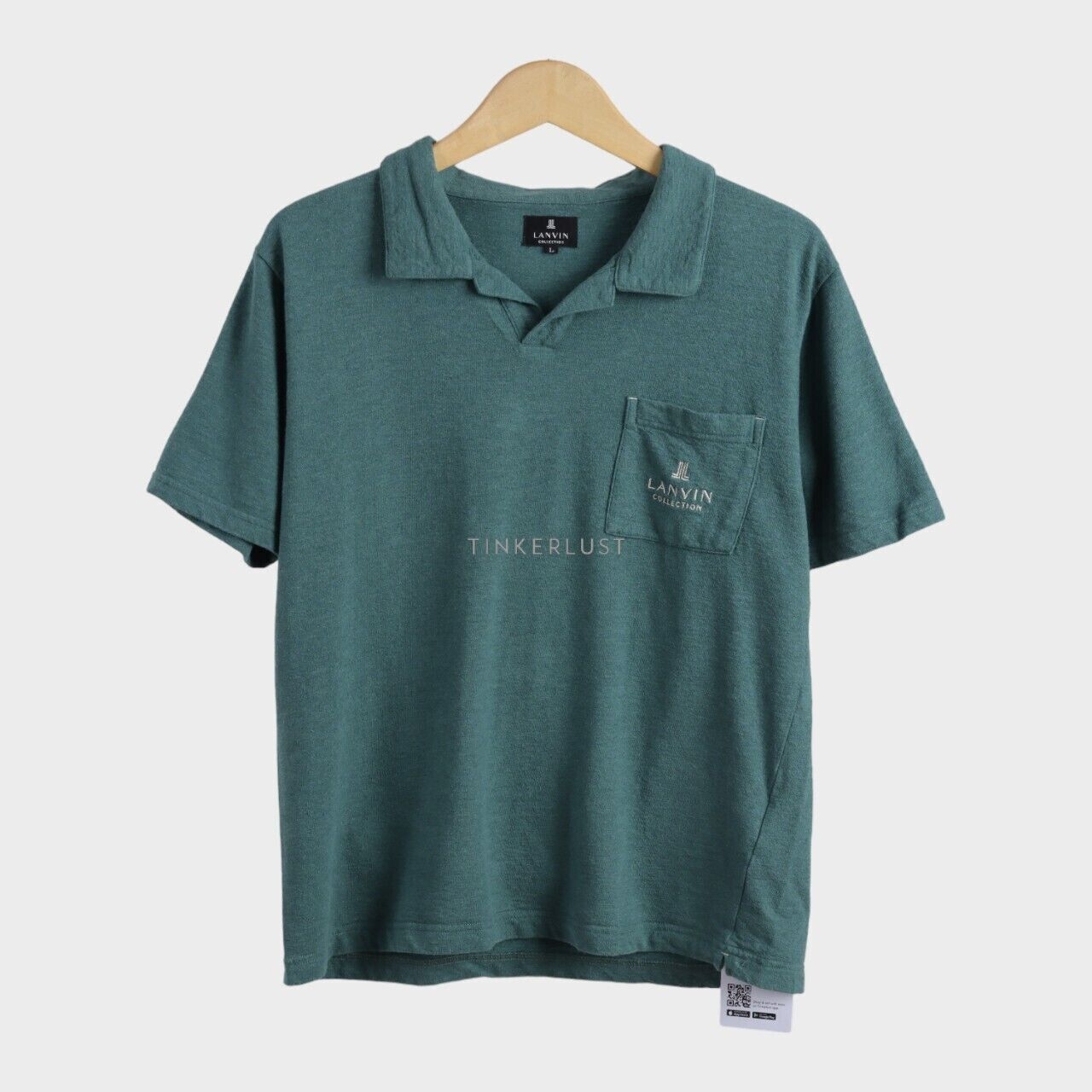 Lanvin Collection Green Polo Shirt