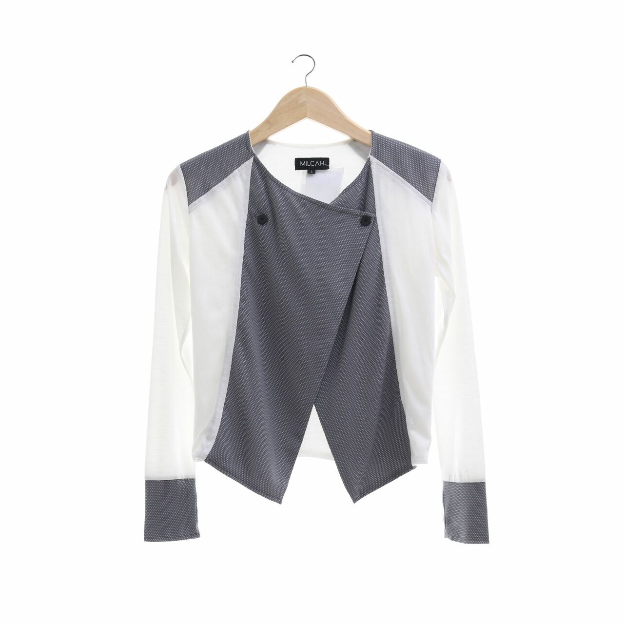 Milcah Off White & Grey Outerwear