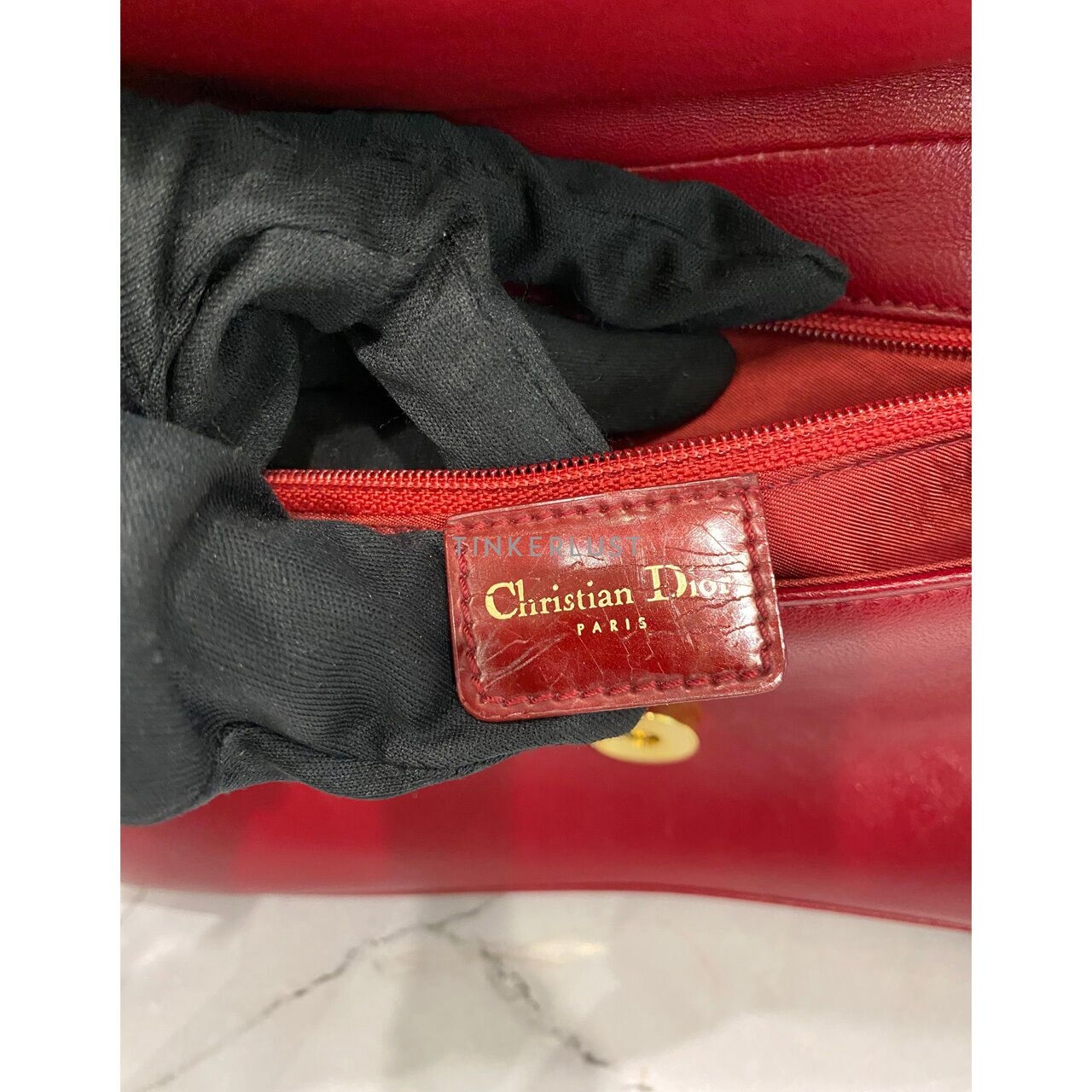 Christian Dior Cannage Vintage GHW 2001 Shoulder Bag