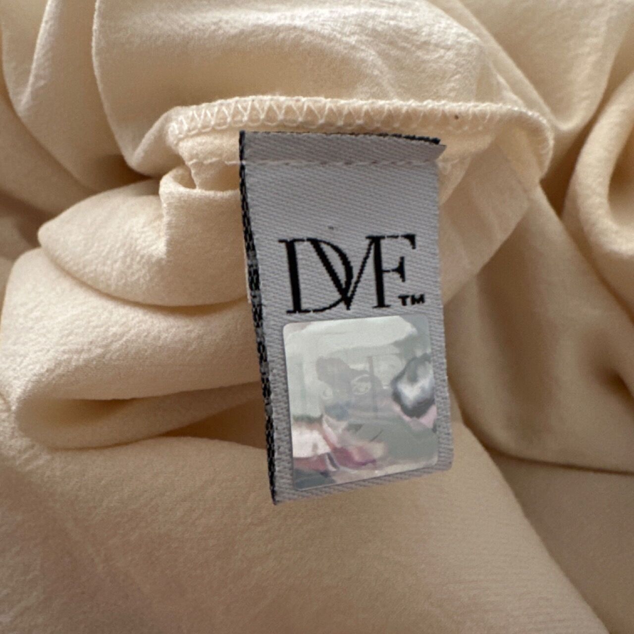 Diane Von Furstenberg Cream Mini Dress
