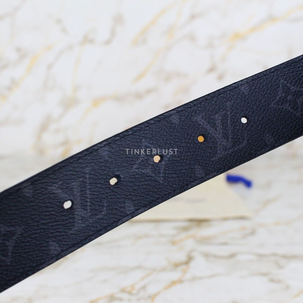 Louis Vuitton Initials 40 mm Monogram Eclipse Belt