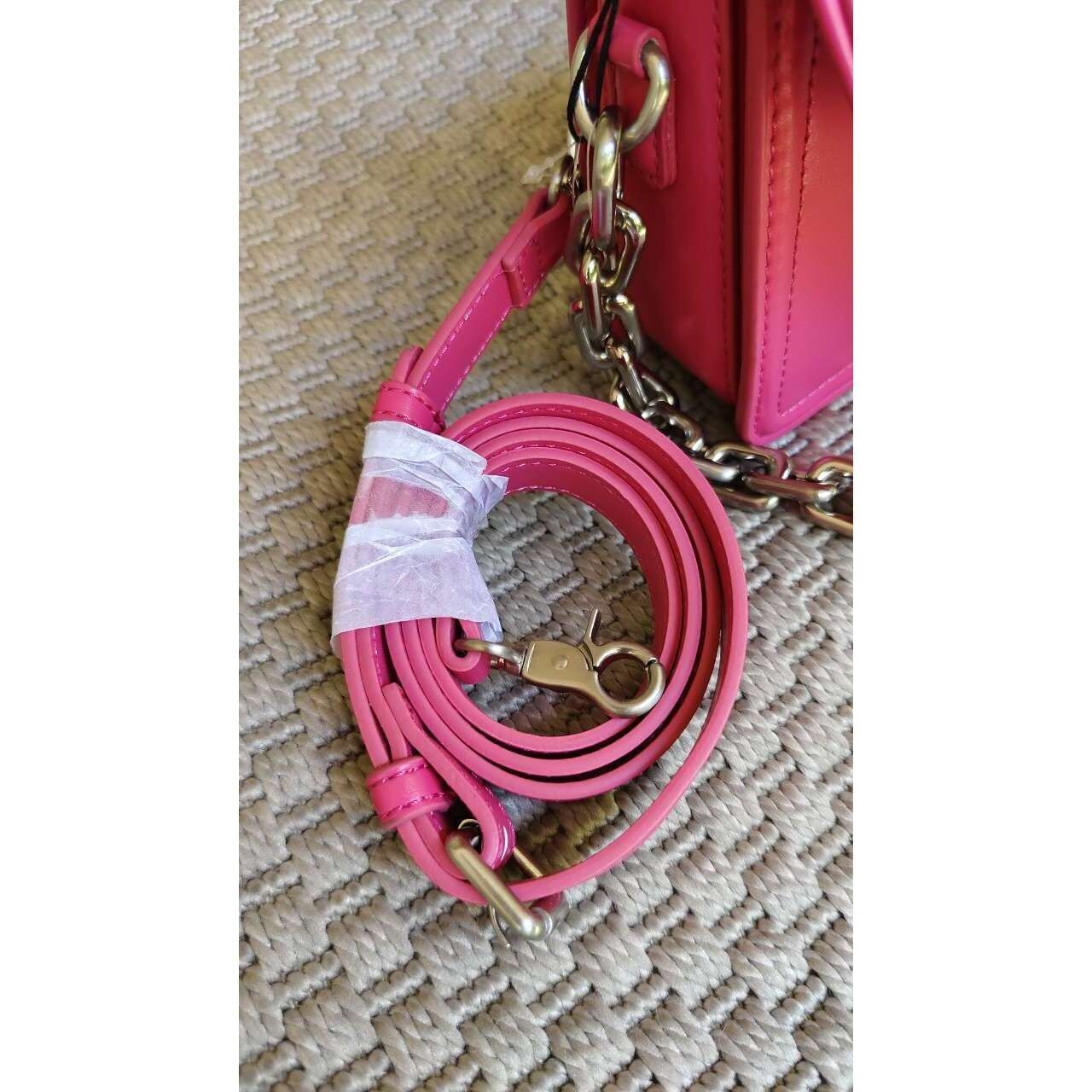 Zara Fuchsia Slingbag with Chain Handle