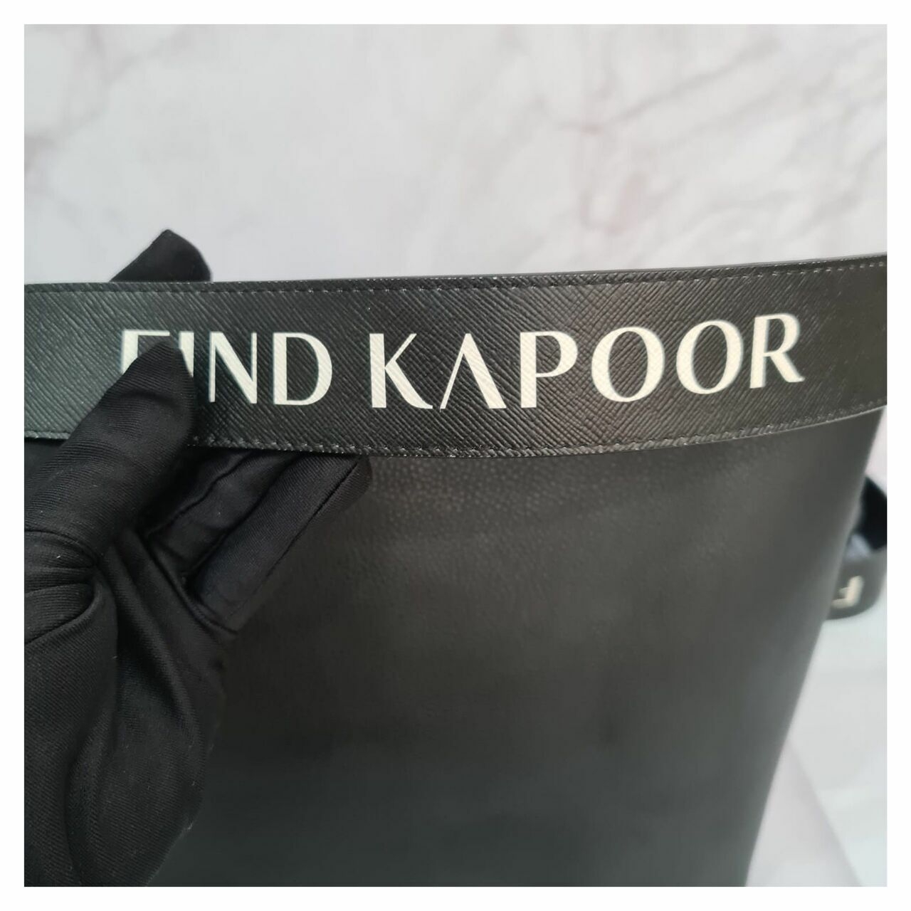 Find Kapoor Lekoo H24 Lettering Sling Bag Black 