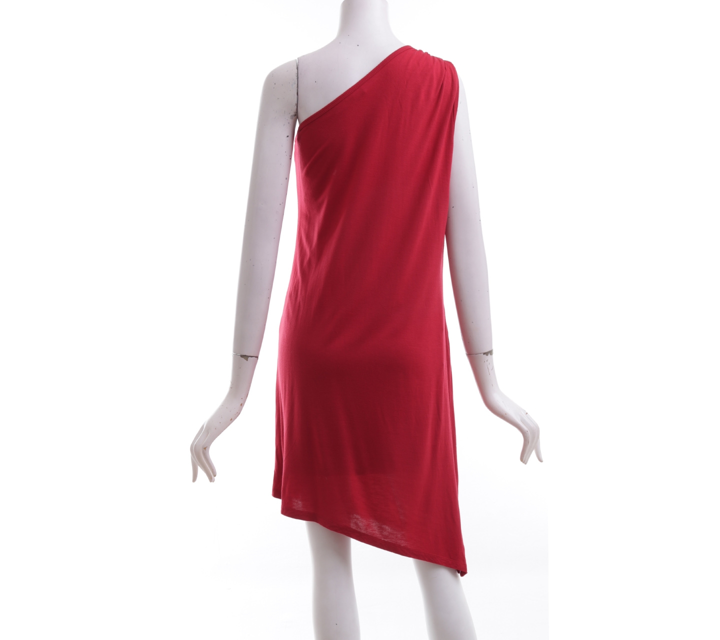 Mphosis Red One Shoulder Mini Dress