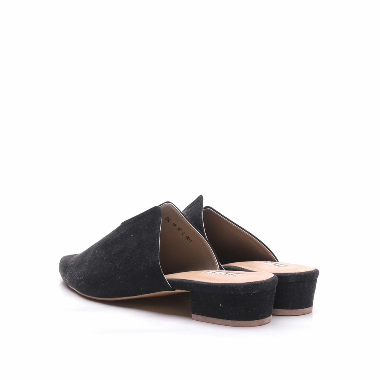 Callie Cotton Black Sandals