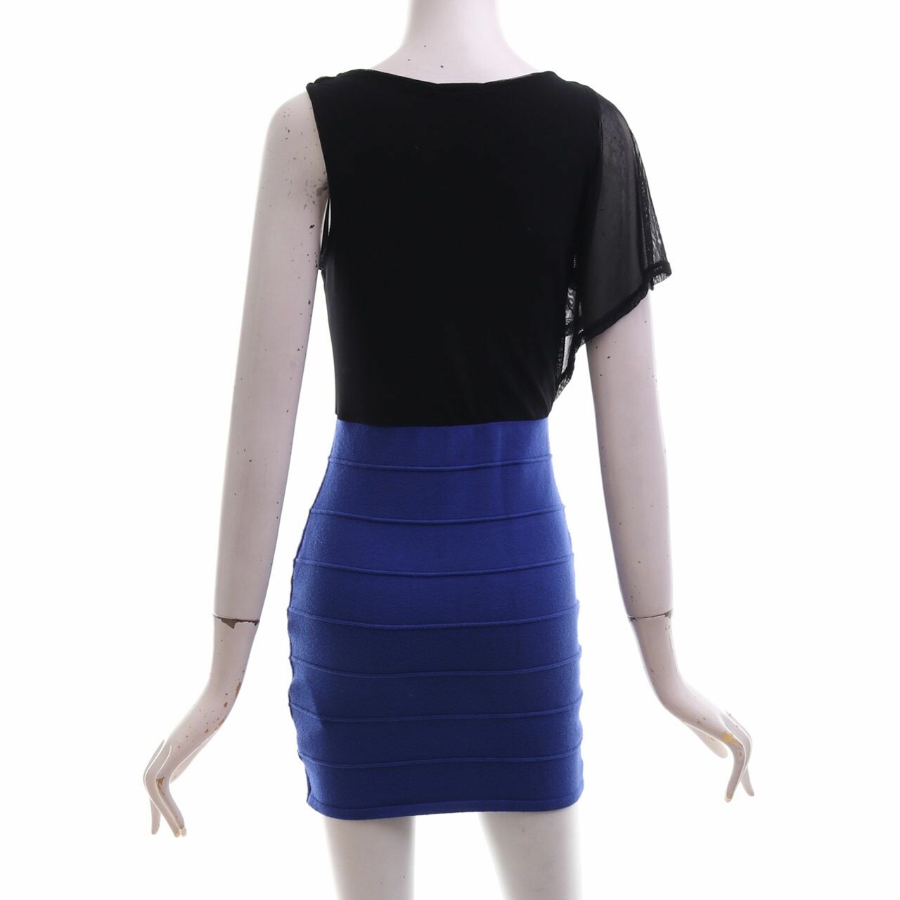 Charlotte Russe Black & Blue Mini Dress