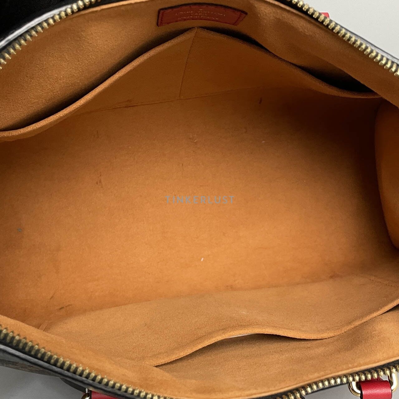 Louis Vuitton Monogram Tuileries Noir Cerise Coated Canvas GHW Handbag